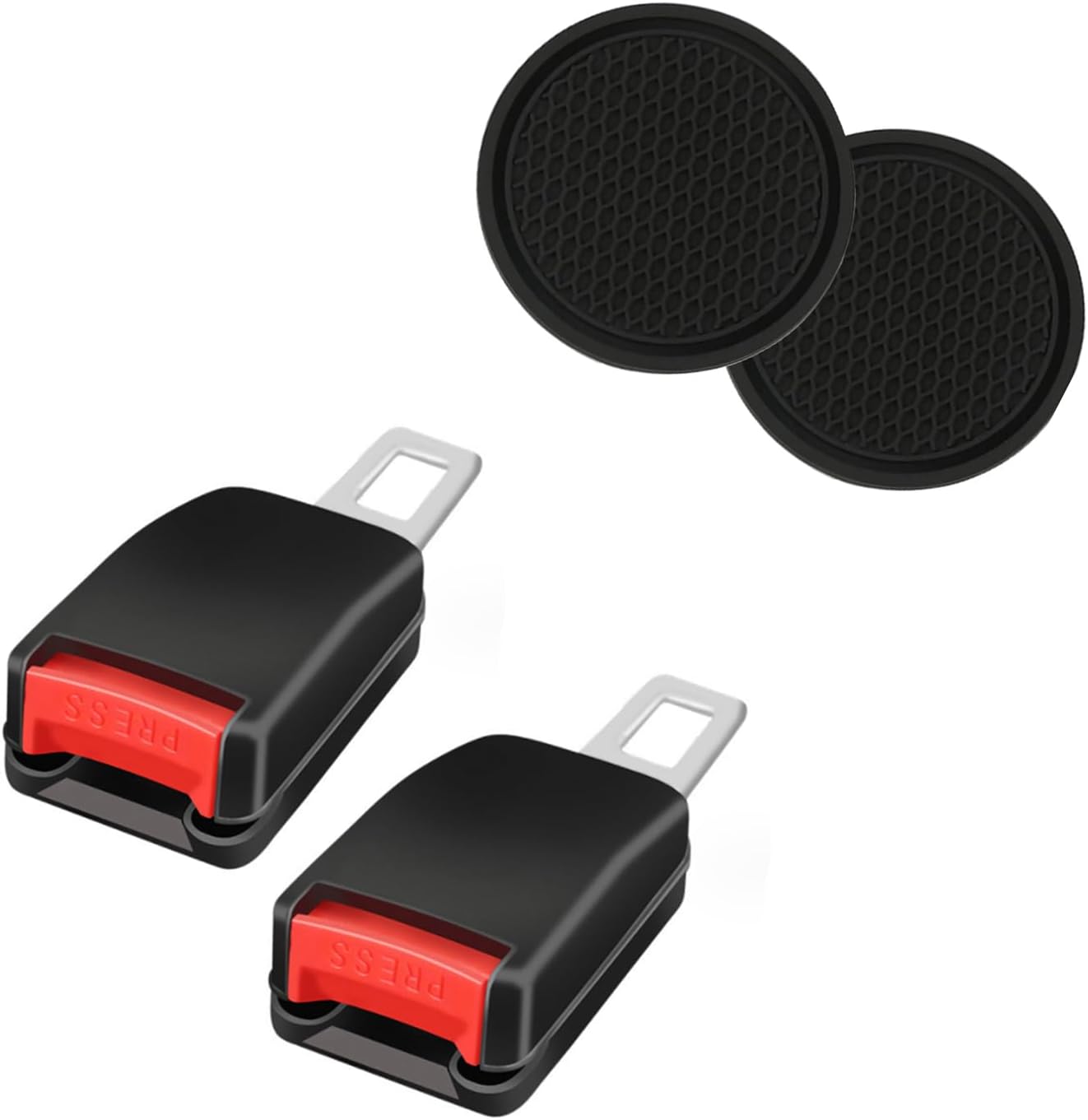 2 Pack+2 Pack Car Coasters for Cup ...