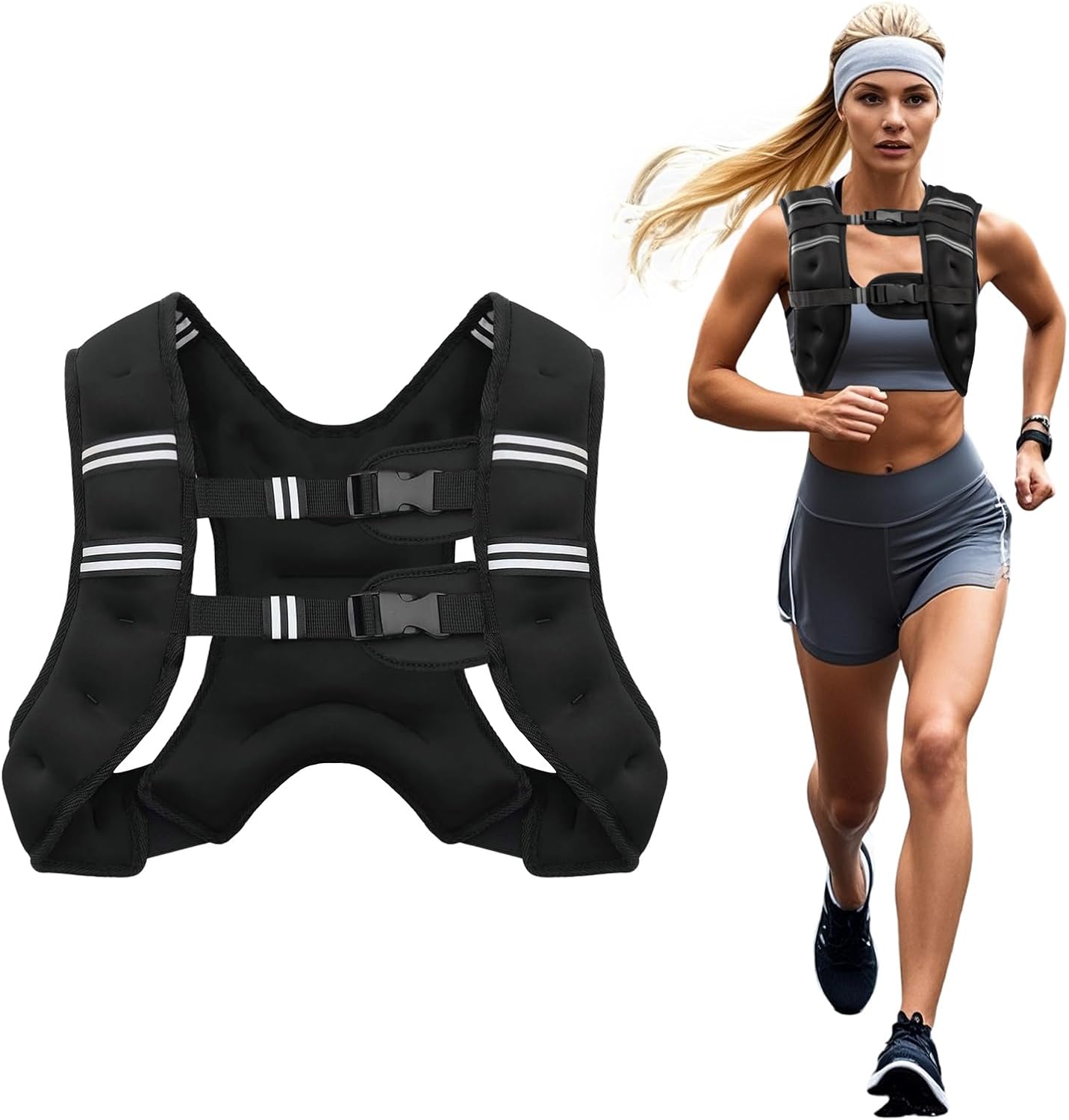 Poudee Weighted Vest, 6lb/8lb/10lb/...