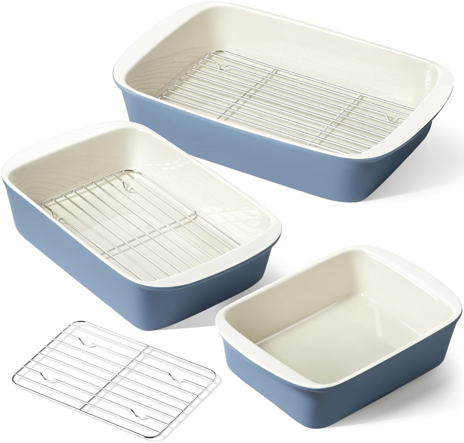 LE TAUCI Ceramic Casserole Dishes f...