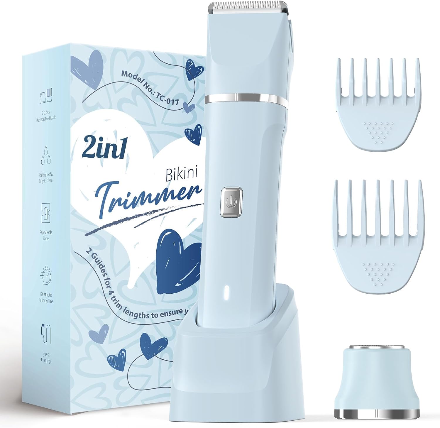 Risina 2-in-1 Bikini Trimmer for Wo...