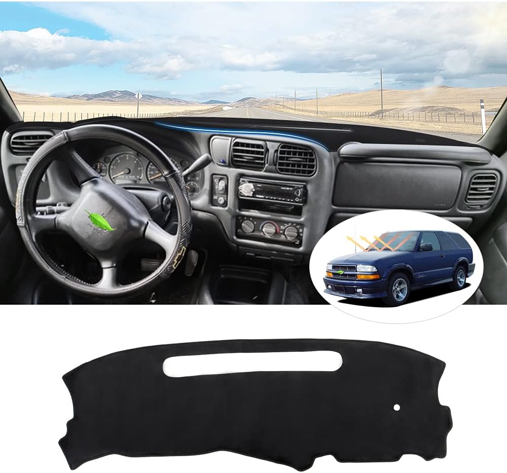 CARTIST Dash Cover for Chevy S10 Bl...