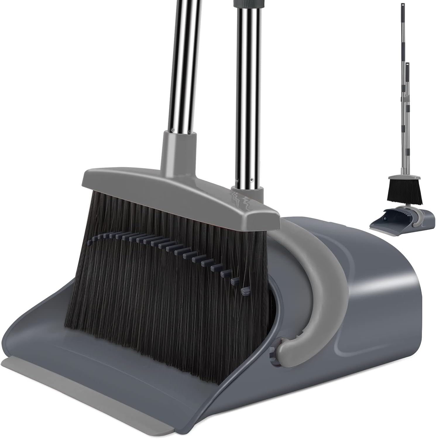 Ivandar Broom and Dustpan Set, Dust...