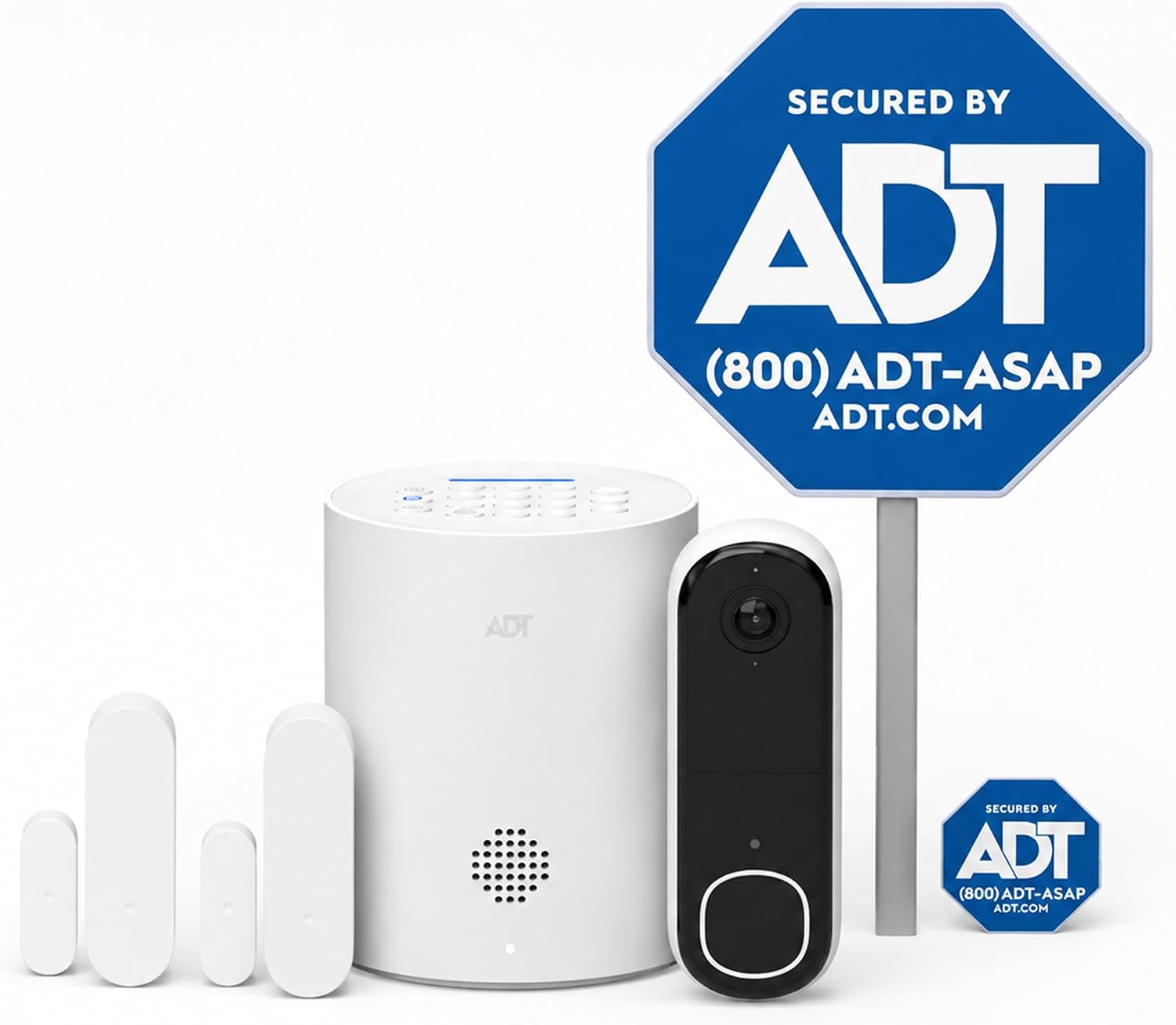 ADT Blu Video Doorbell Home Securit...