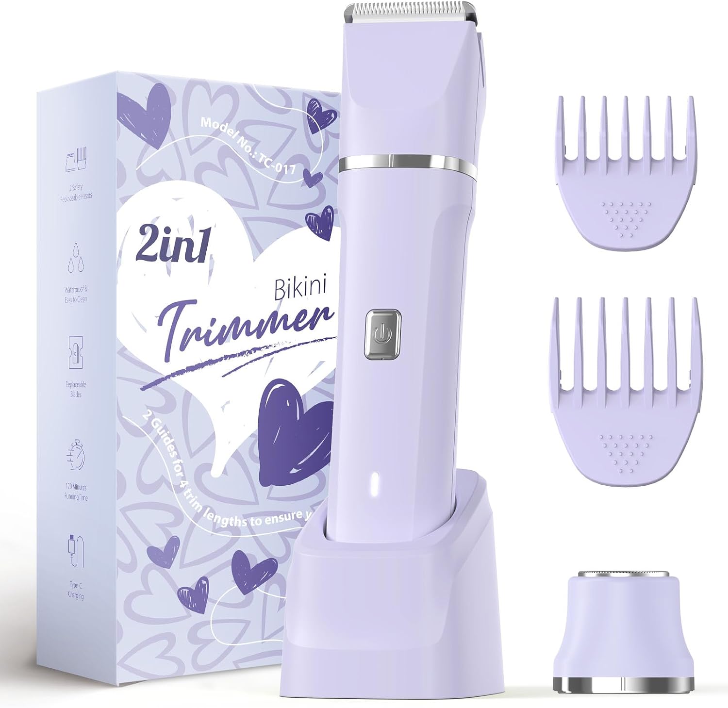 Risina 2-in-1 Bikini Trimmer for Wo...