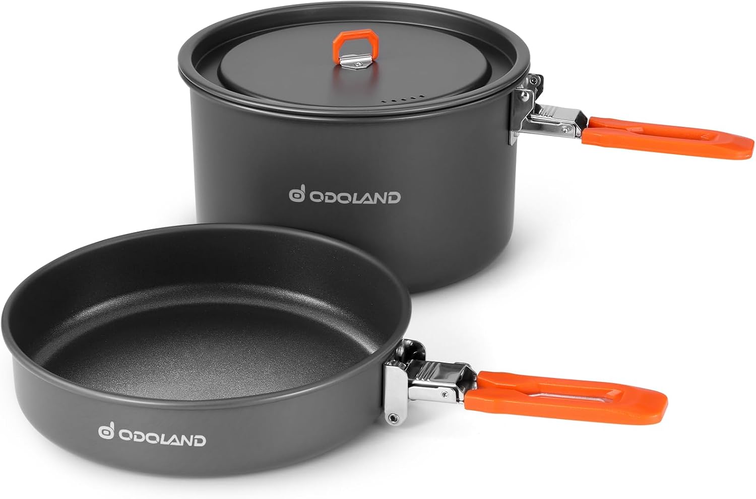 Odoland 15pcs Camping Cookware Mess...