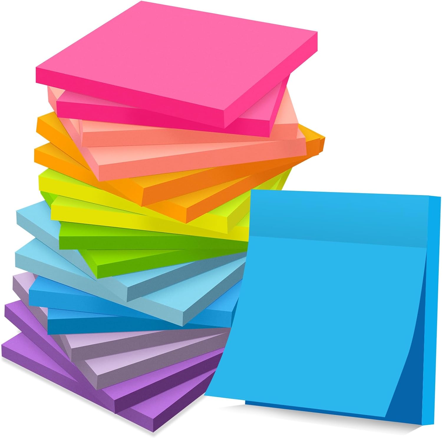 (18 Pads) Sticky Notes 3×3 inc...