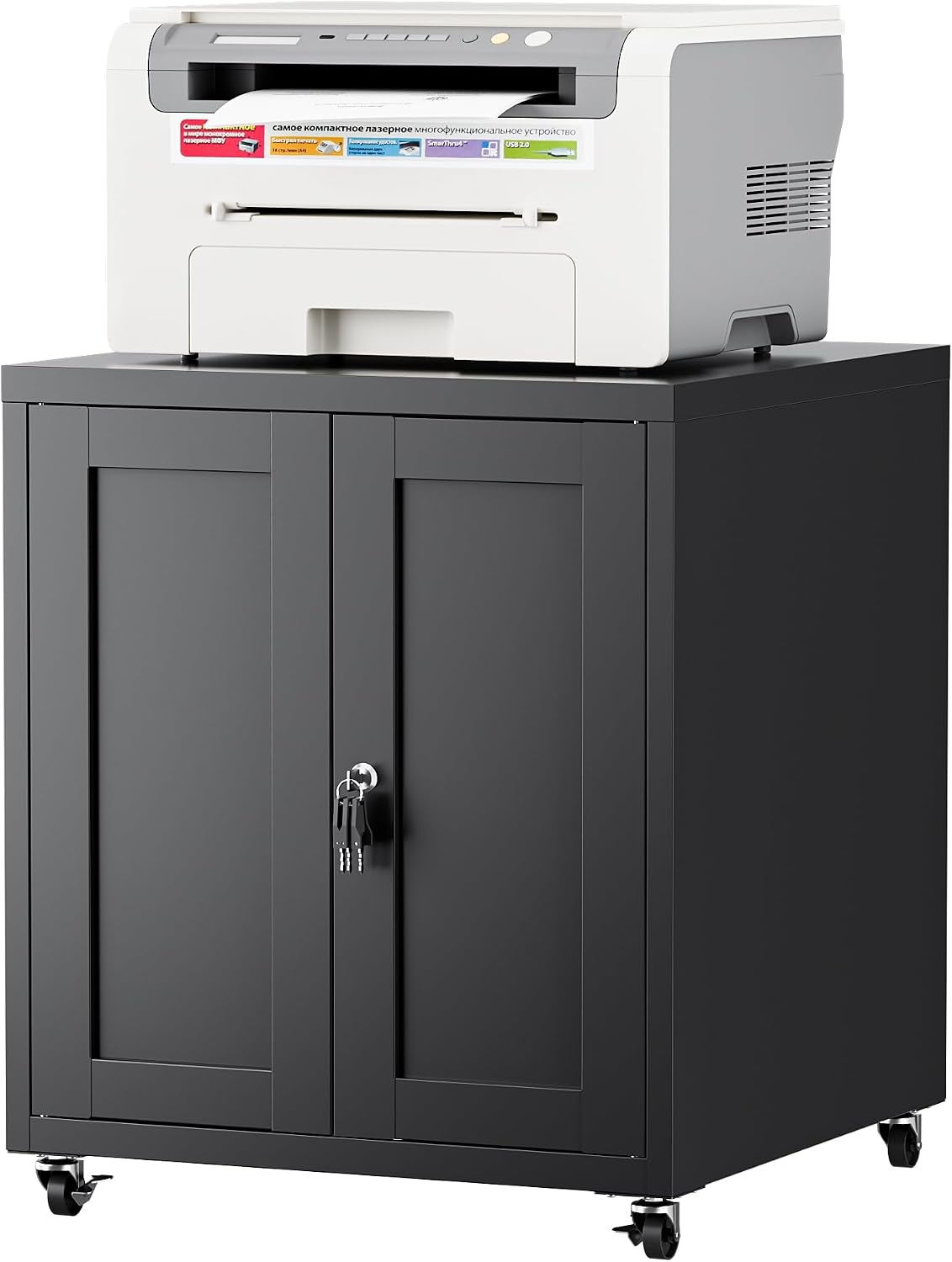 Large Printer Stand with Storage an...