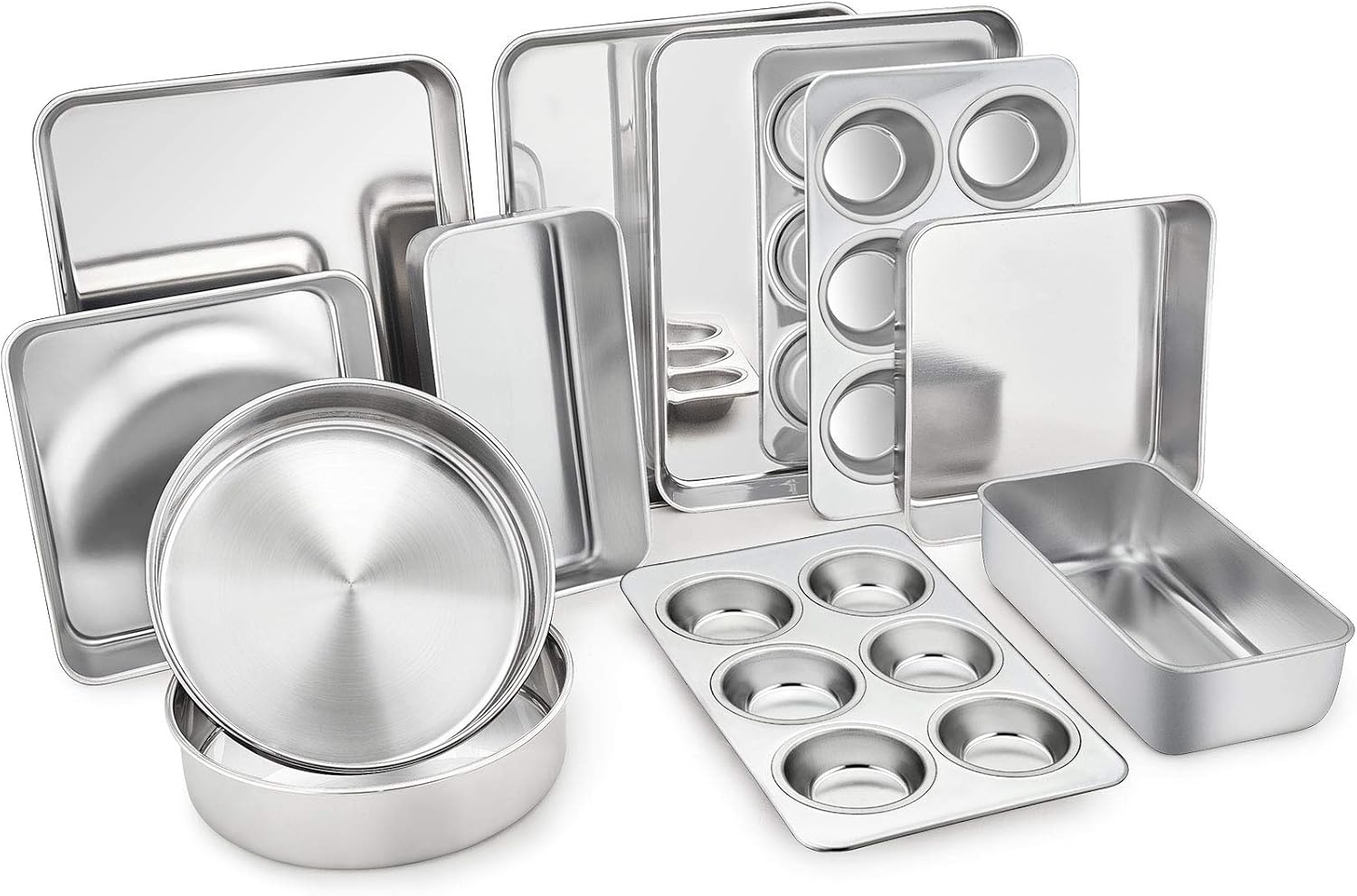 TeamFar Stainless Steel Bakeware Se...