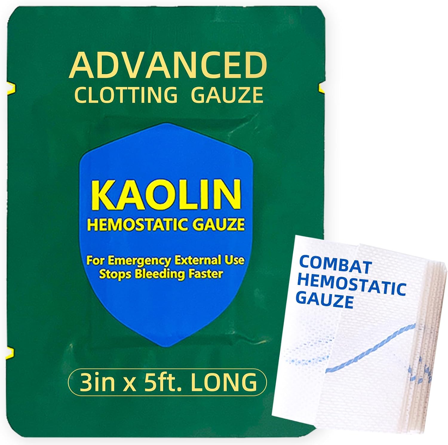Quick Clot Kaolin Hemostatic Gauze ...