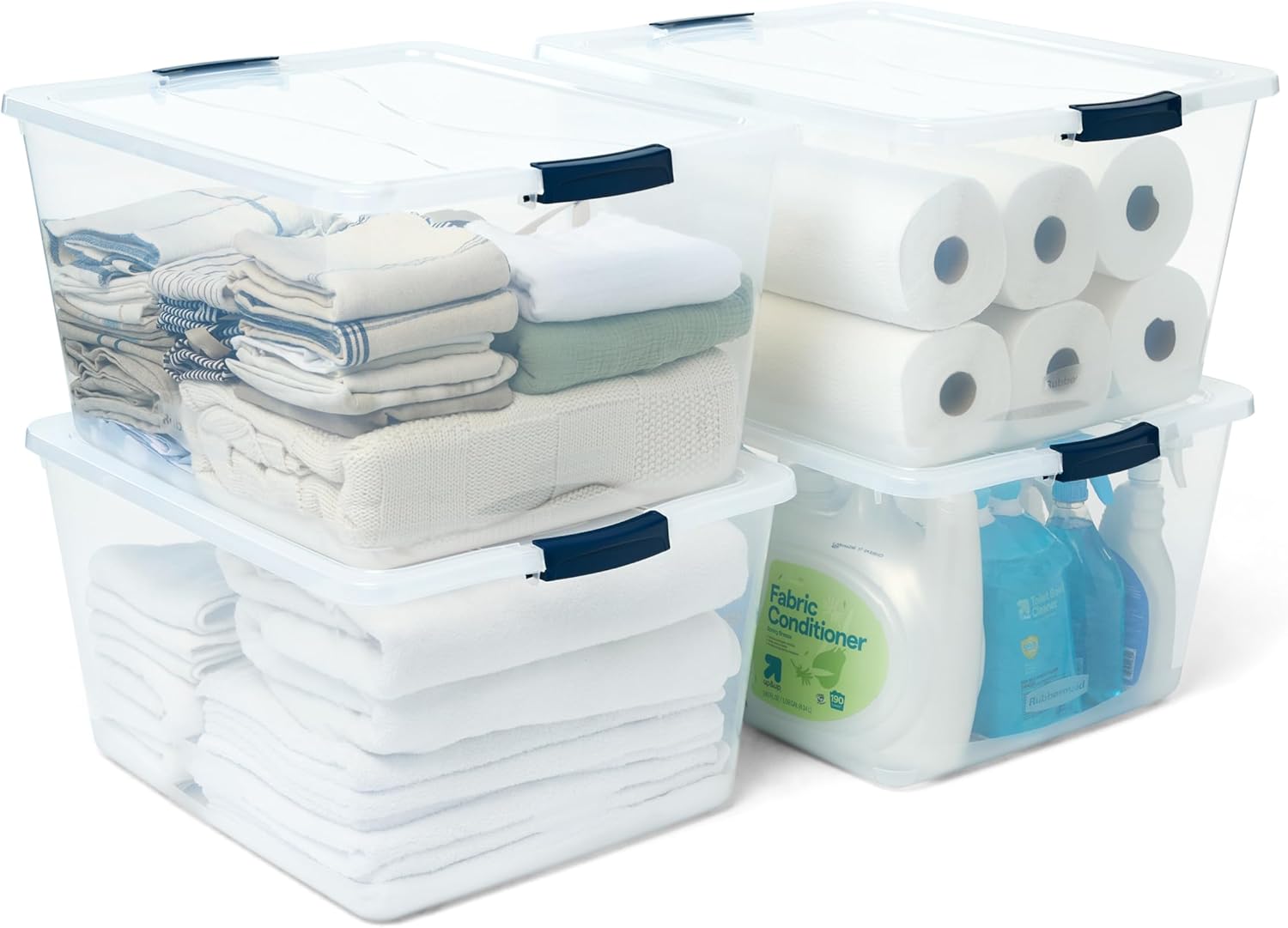 Rubbermaid Cleverstore 71 Qt Clear ...