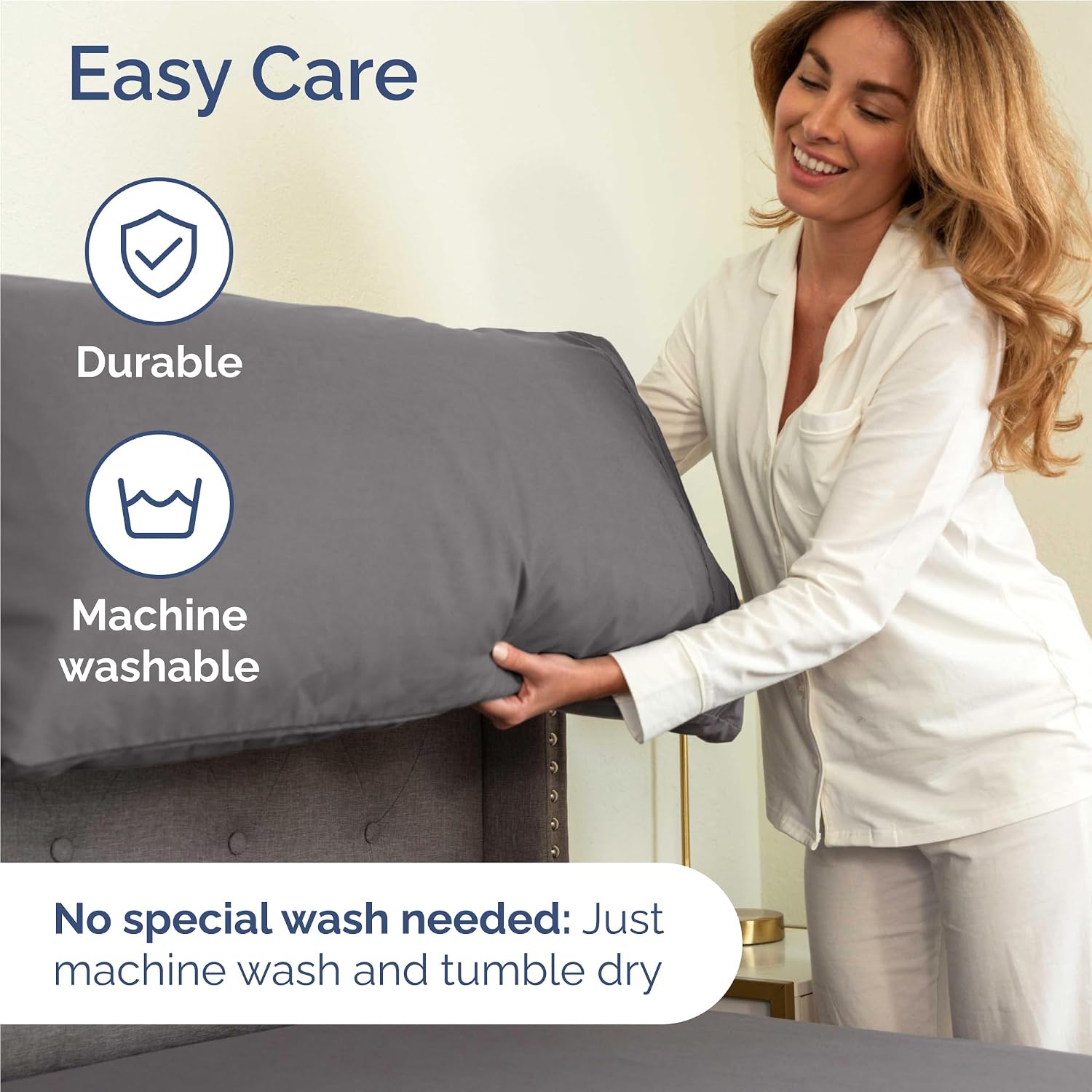 Full Size 4 Piece Sheet Set - Comfy Breathable & Cooling Sheets - Dark Grey - Image 7