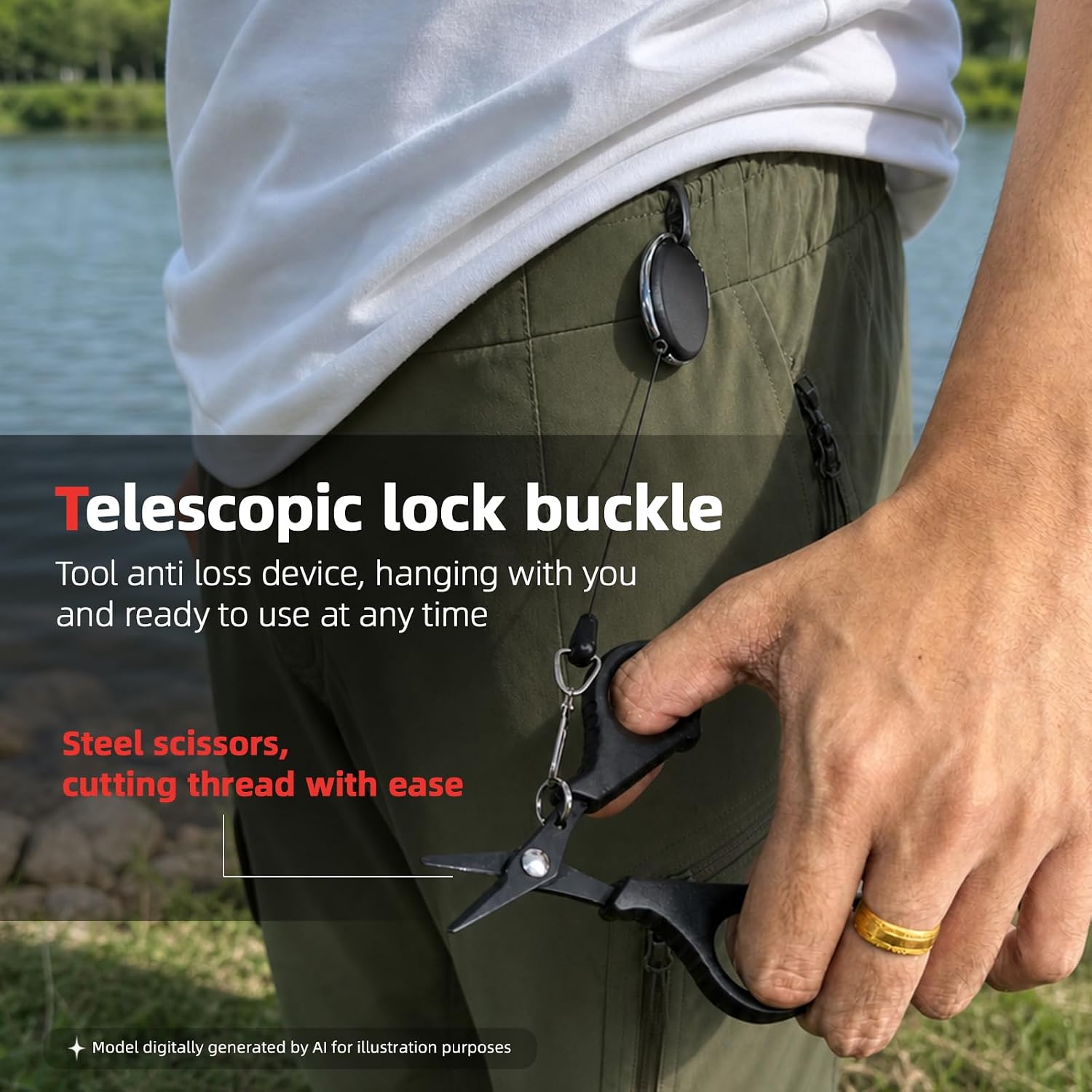 Corrosion-Resistant Fishing Tool Kit with Pliers & Lip Gripper - Image 7