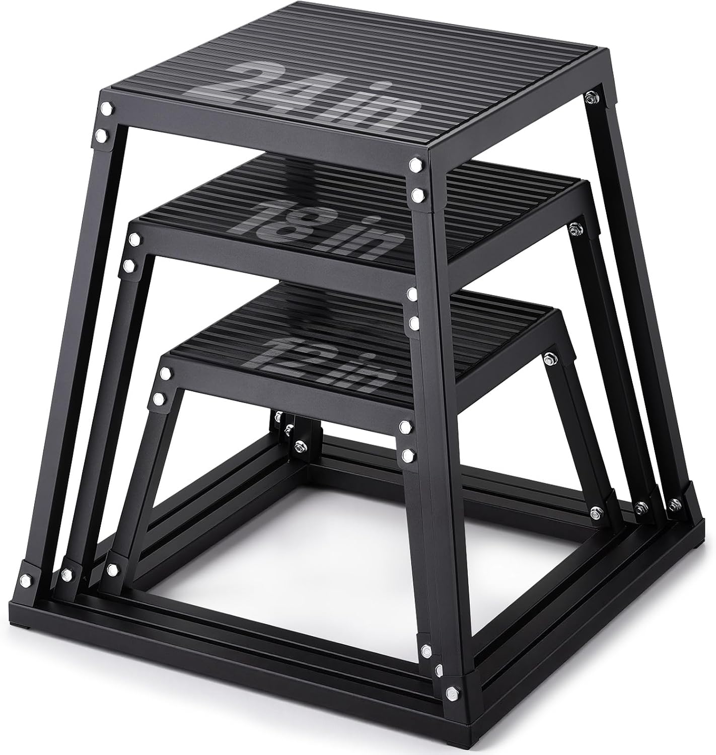 VEVOR Plyometric Jump Box, 18 Inch ...