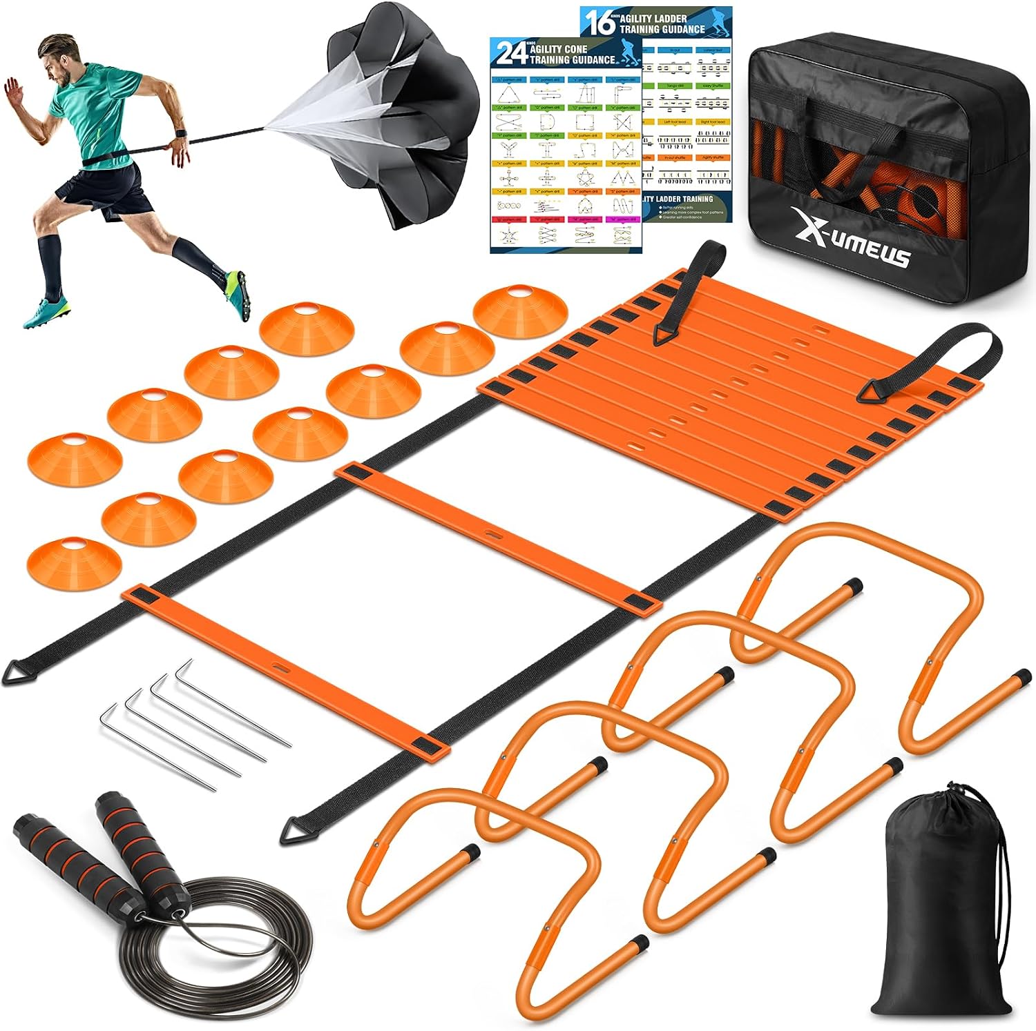 X-UMEUS Agility Ladder Speed Traini...