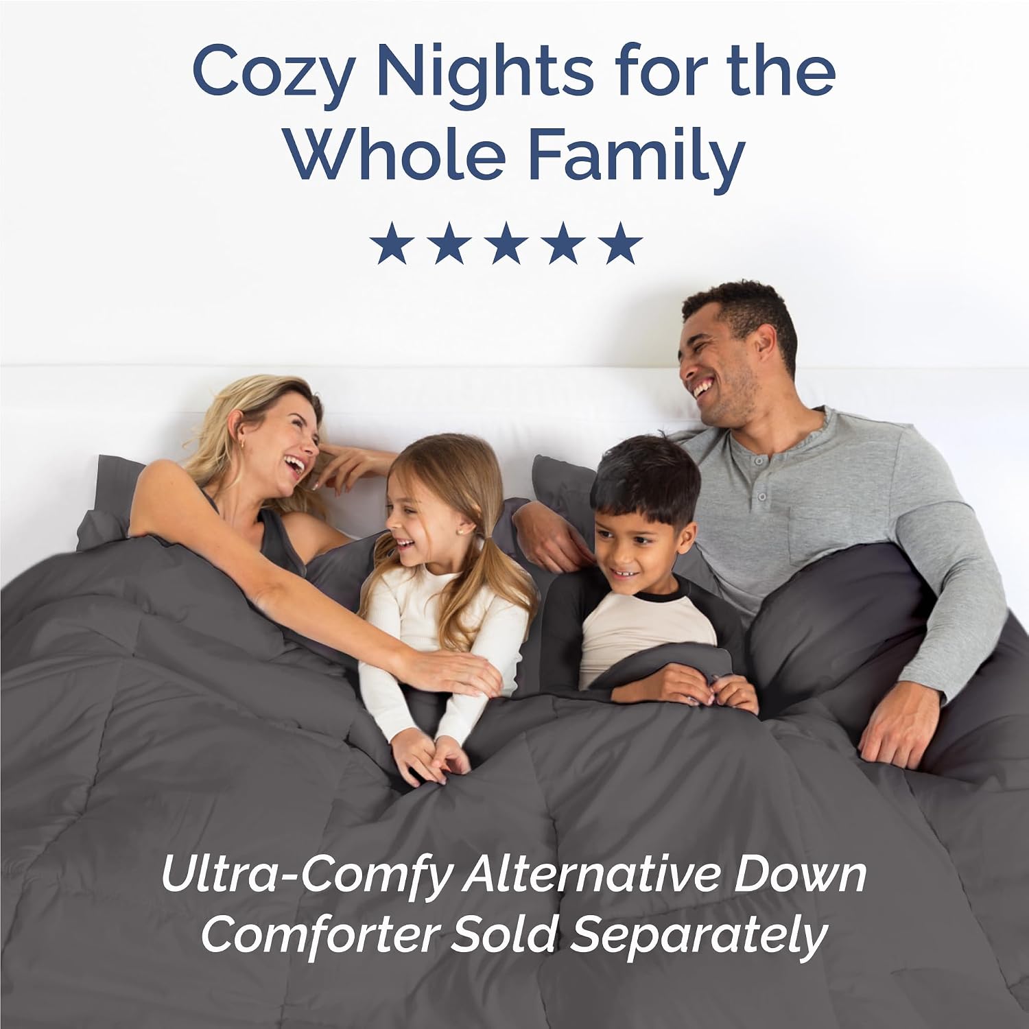 Full Size 4 Piece Sheet Set - Comfy Breathable & Cooling Sheets - Dark Grey - Image 8