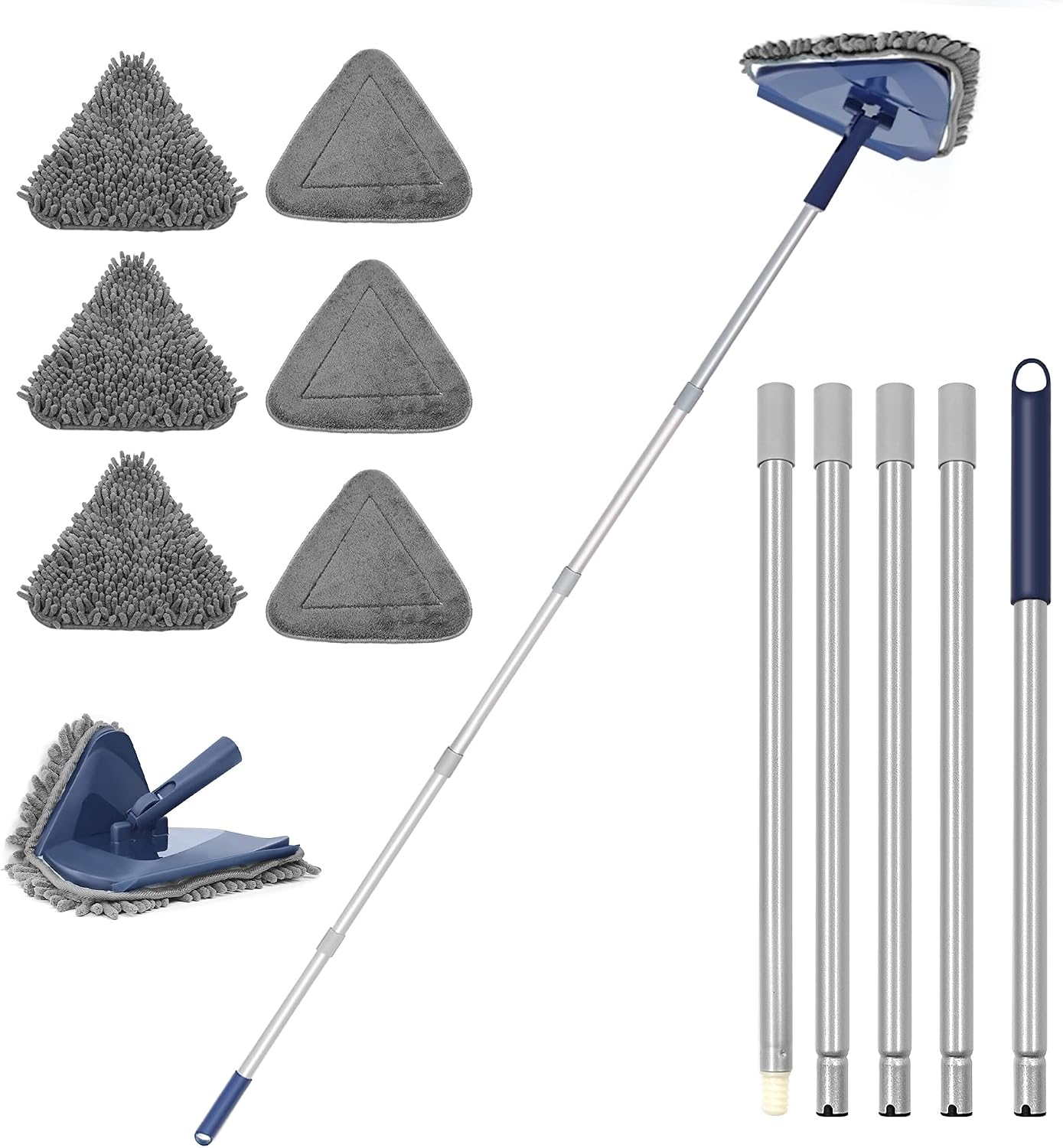 JEHONN Wall Cleaner Mop with Long H...