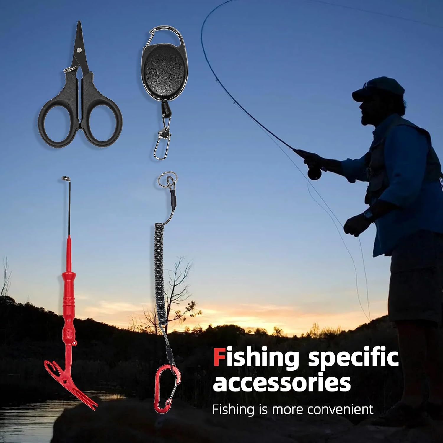 Corrosion-Resistant Fishing Tool Kit with Pliers & Lip Gripper - Image 5