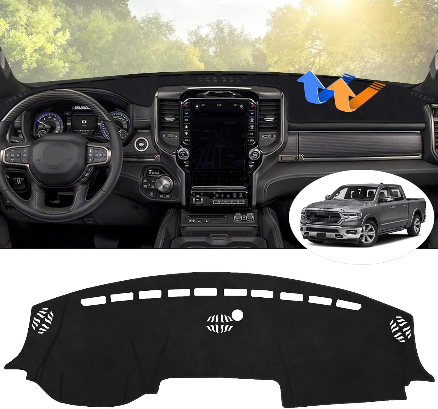 Autorder Dashboard Cover Mat for 20...