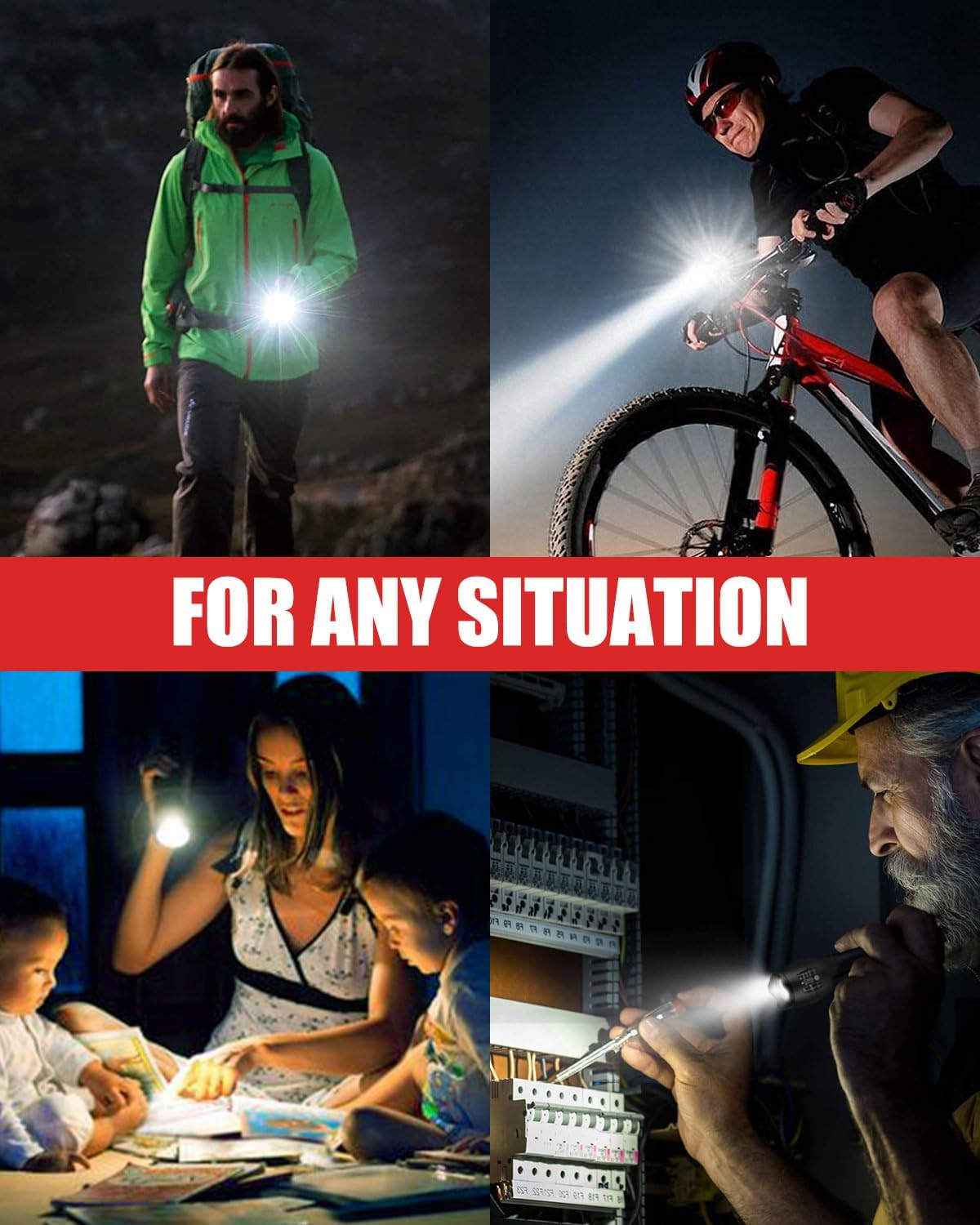Victoper LED Flashlight 2 Pack, Bright Tactical Torch High Lumens 5 Modes, Waterproof Zoomable Flash Light for Outdoor, Birthday Gifts for Men, Dorm Room Hiking Camping Essentials Gear for Guys - Image 6
