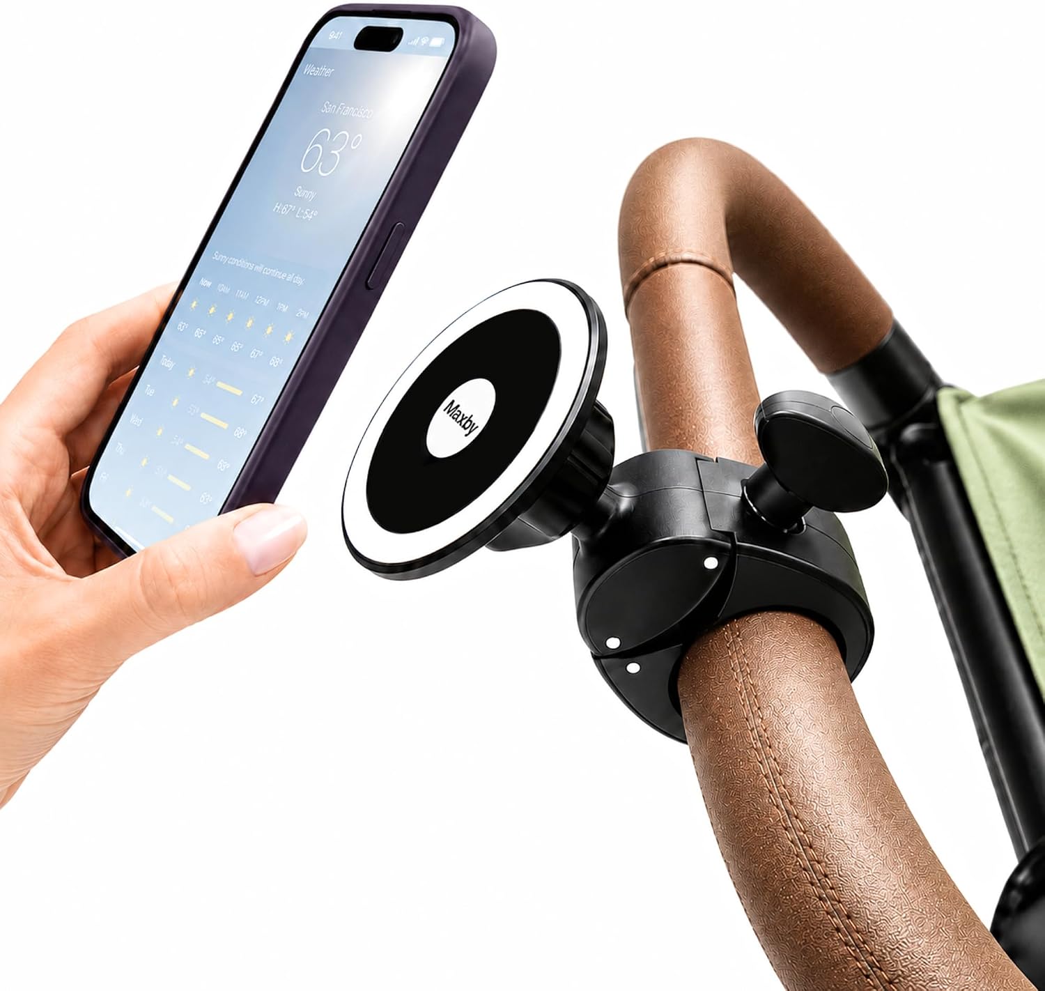 Stroller Phone Holder, MagSafe-Comp...