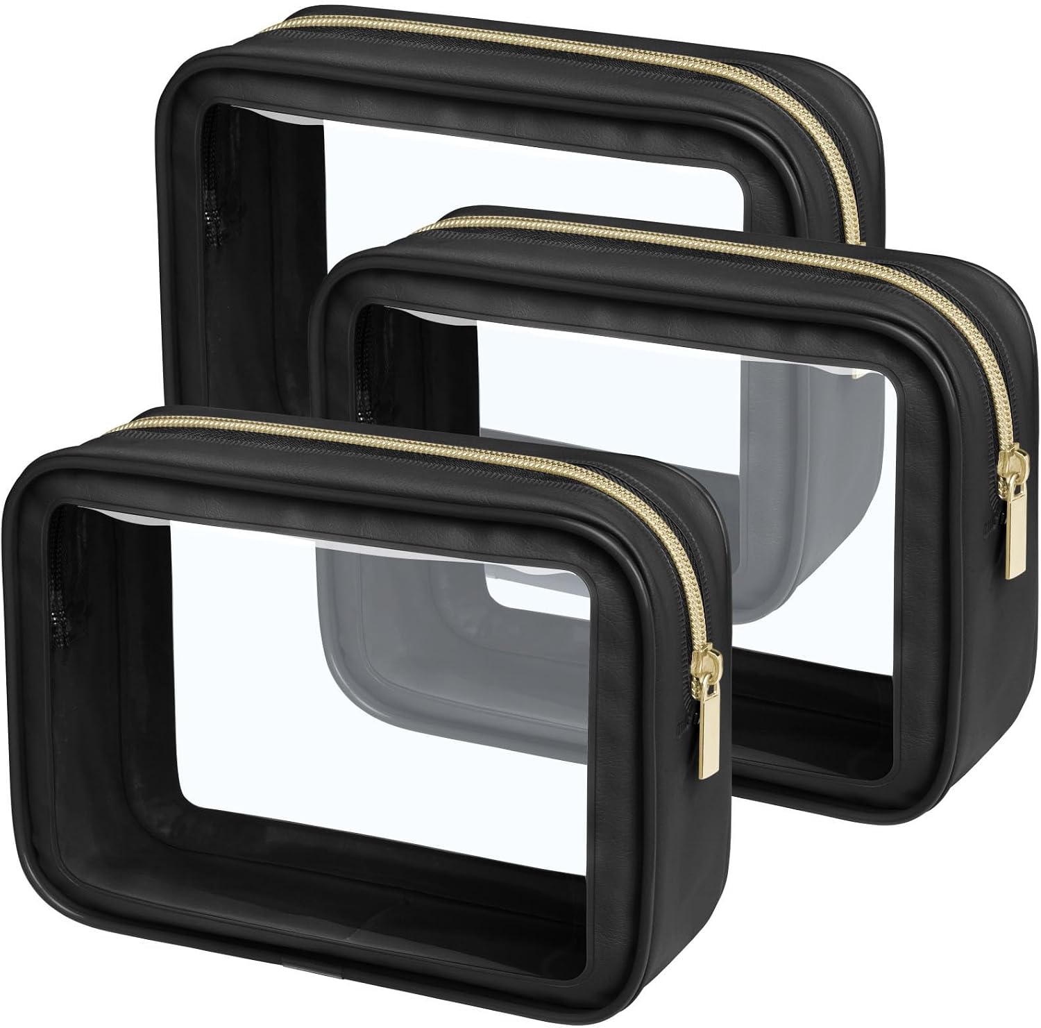 PACKISM Clear Makeup Bag Foldable &...