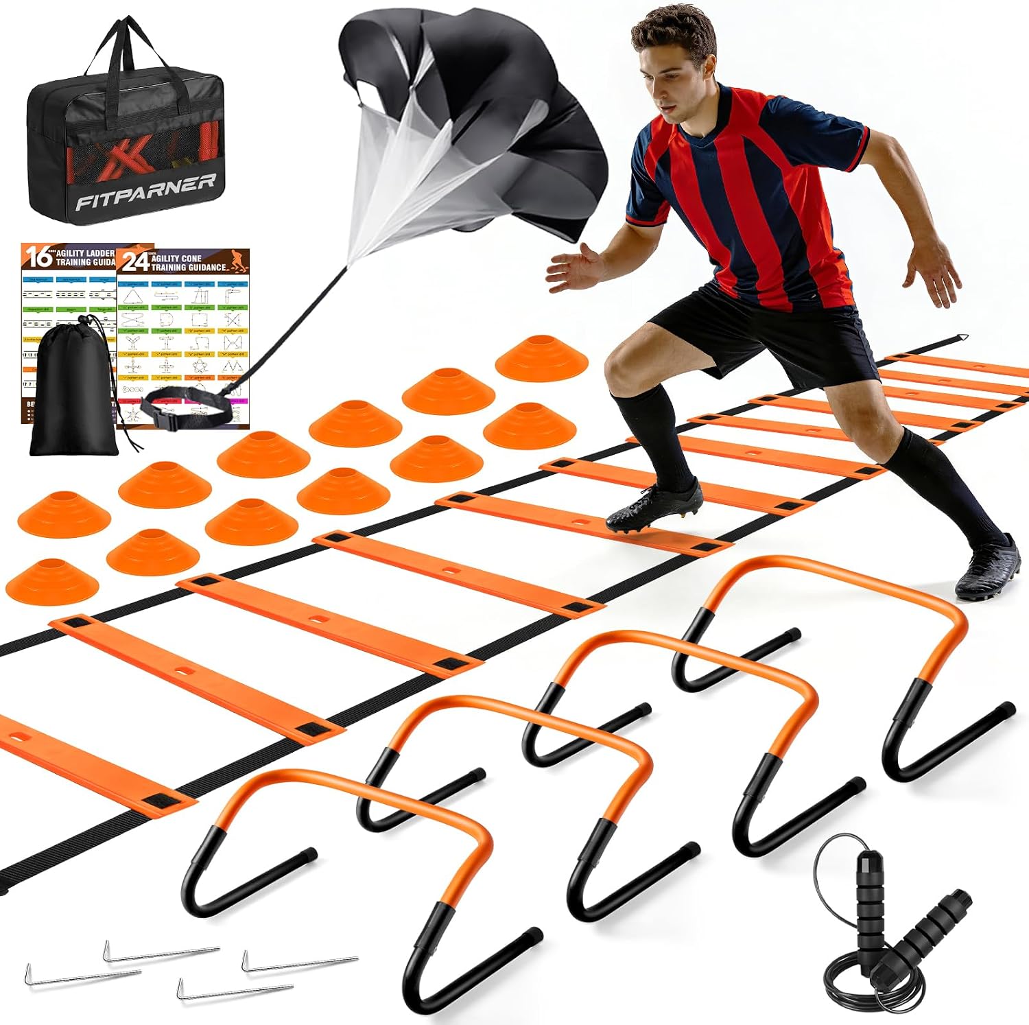 Agility Ladder, Soccer Football Tra...