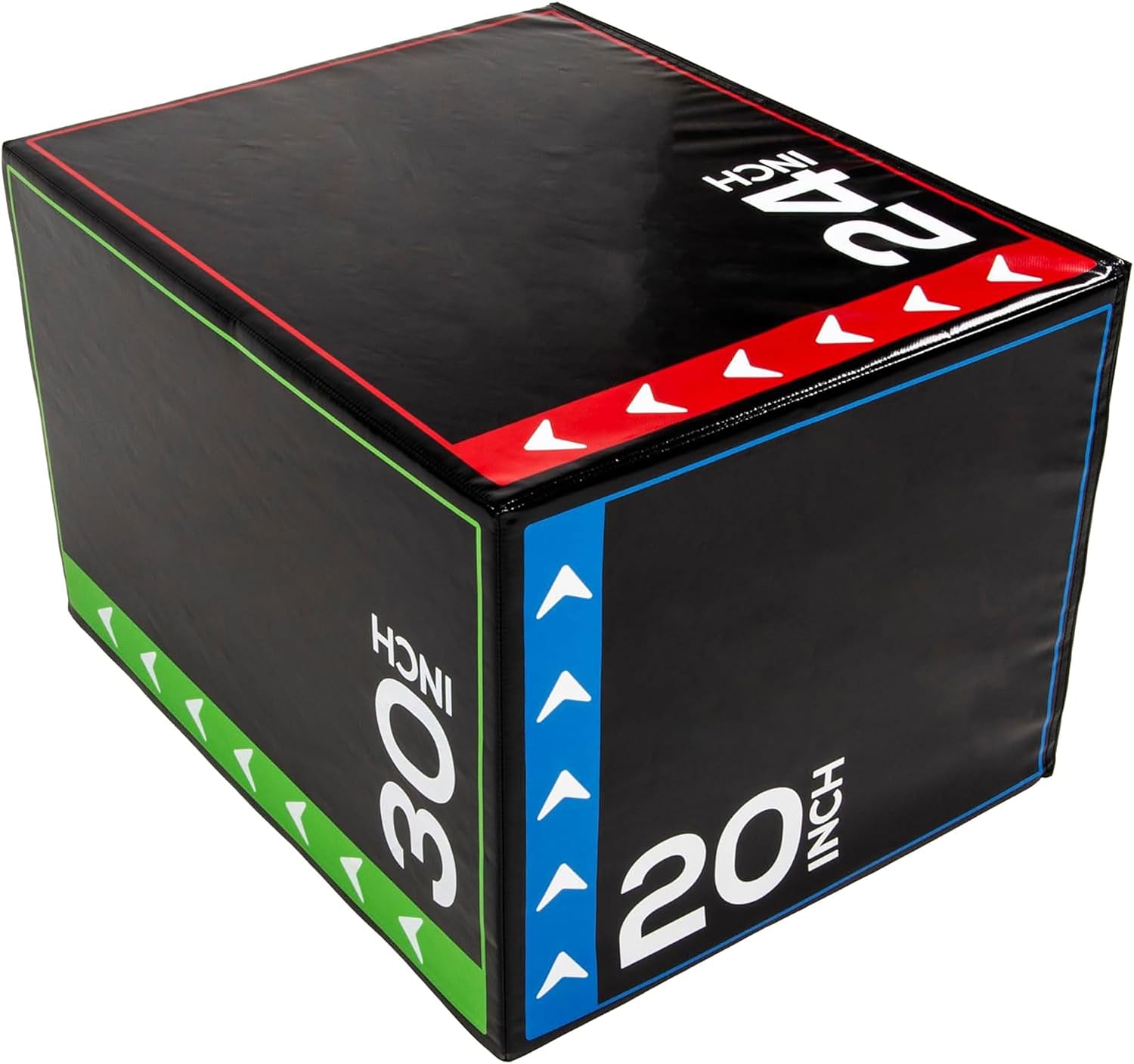 BalanceFrom 3-in-1 Foam Plyometric Jump Box for Home Gym, Multiple Heights. - Image 8
