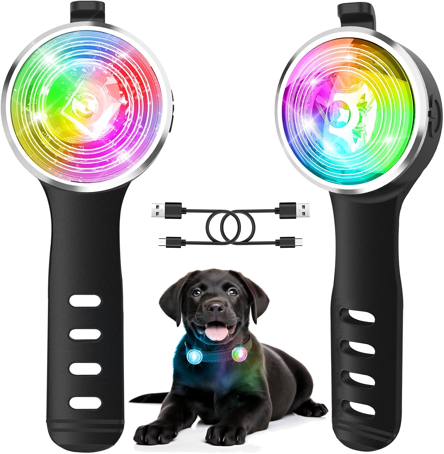 Tubasion 2-Pack Dog Lights for Nigh...