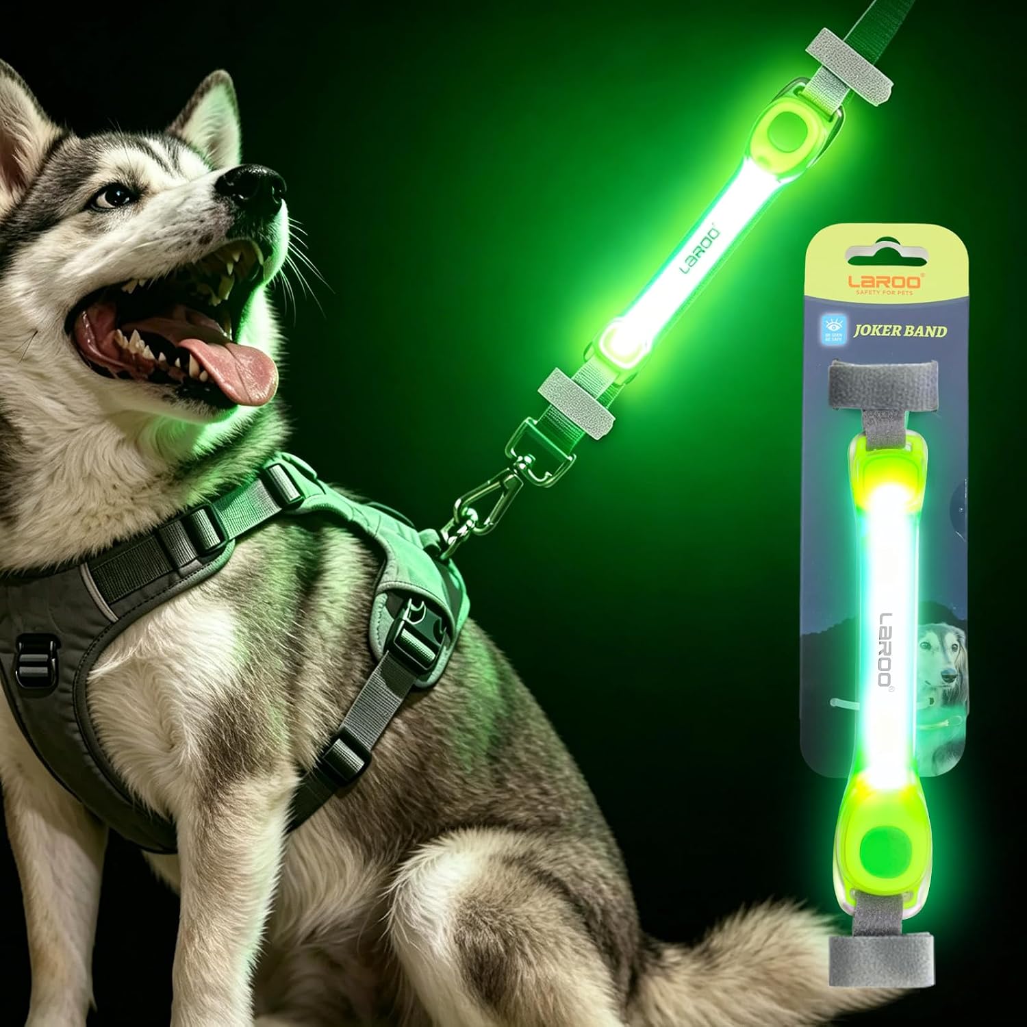 LaRoo LED Dog Safety Light Strip, H...