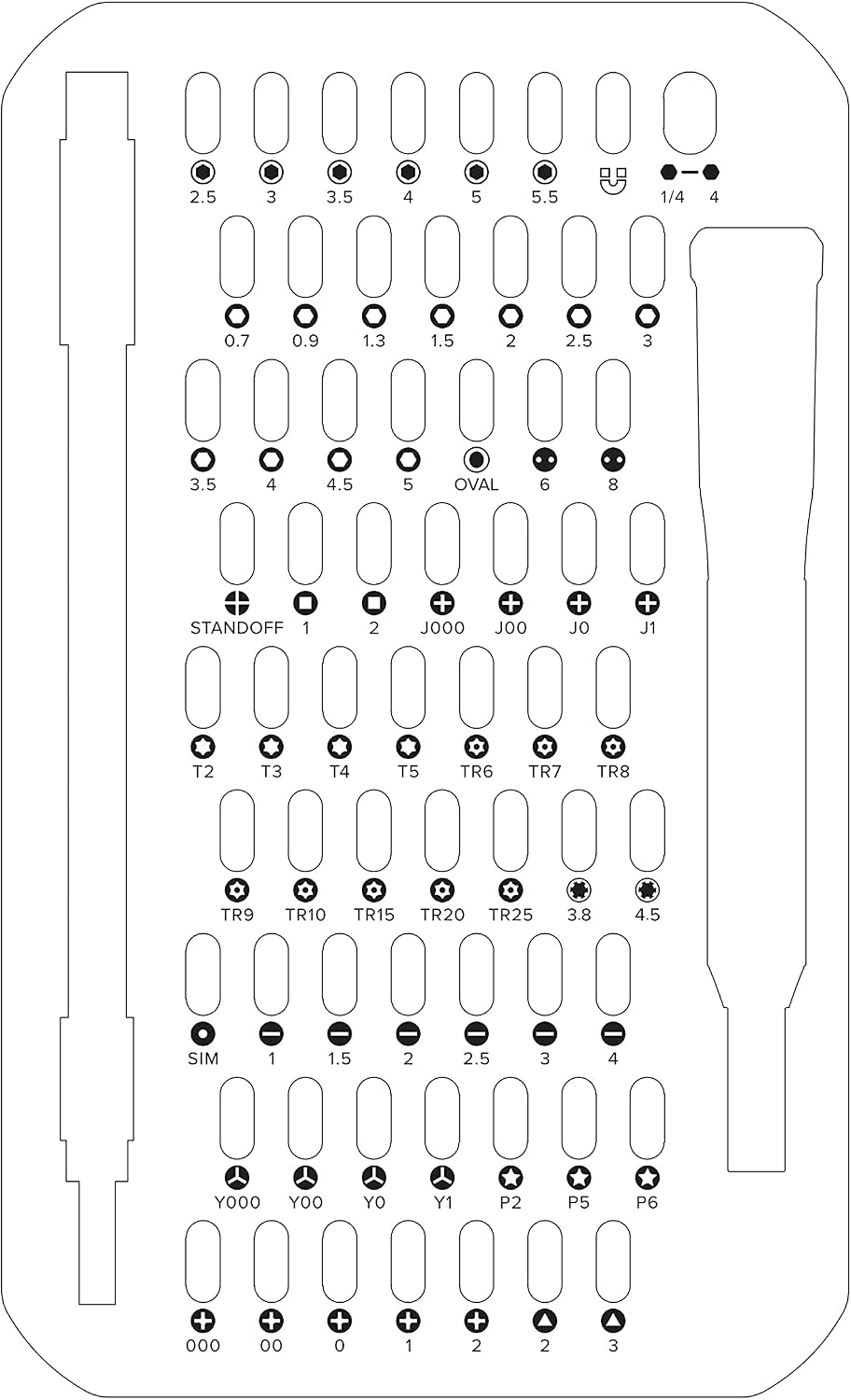 iFixit Mako Driver Kit - 64 Precision Bit Set for Electronics Repair - Image 8