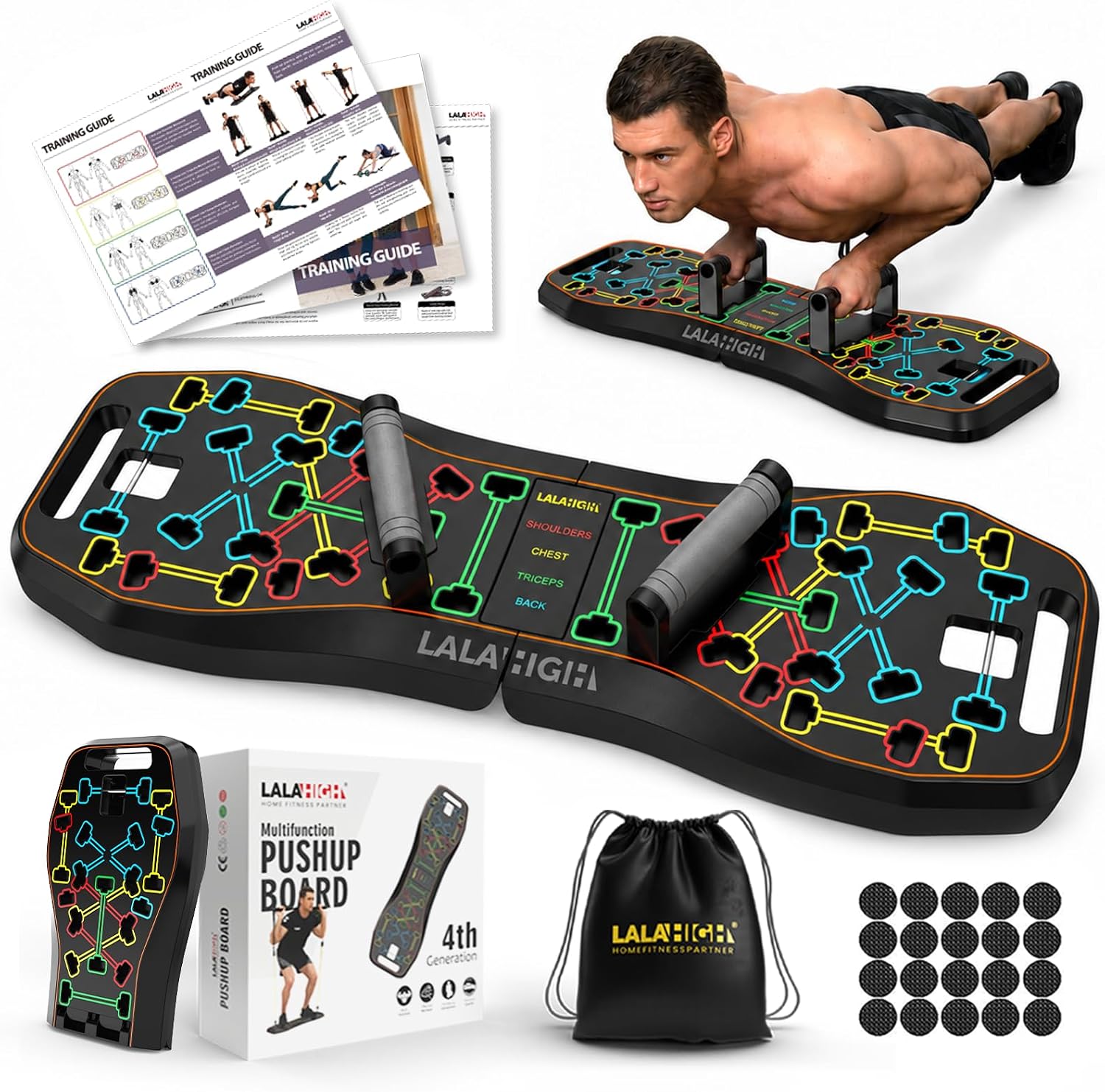 Upgraded Push Up Board,36 in 1 Home...