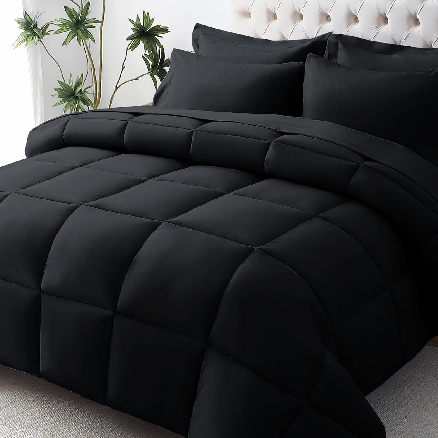 JOLLYVOGUE Queen Comforter Set, Ult...
