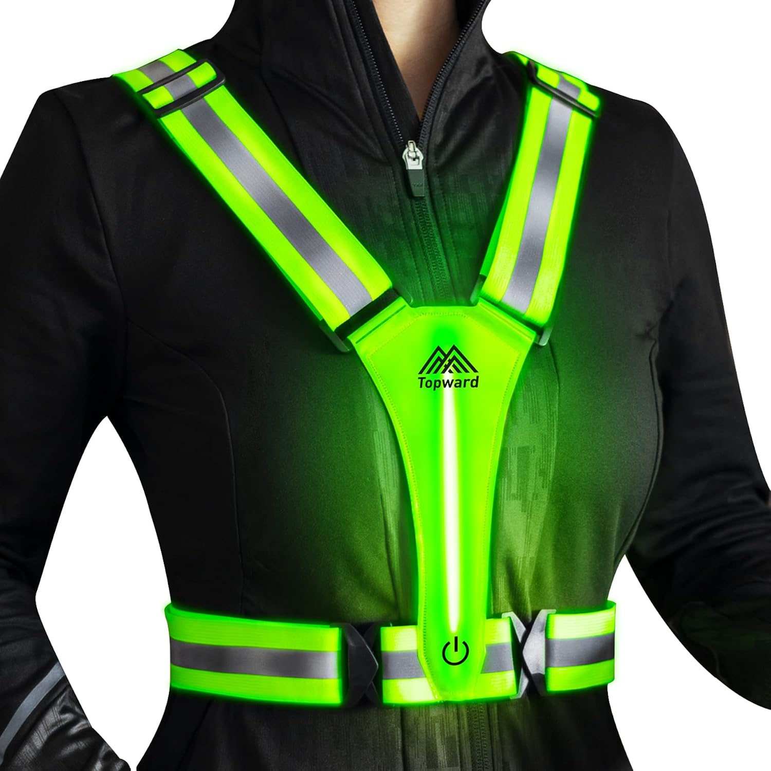 LED Reflective Vest Safety Gear, Li...