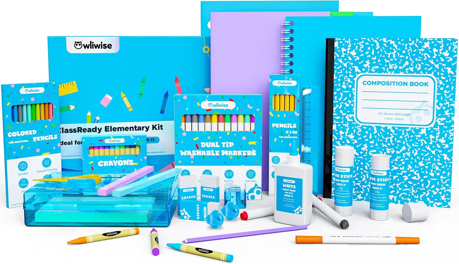Owliwise grade1-5 School Supplies K...