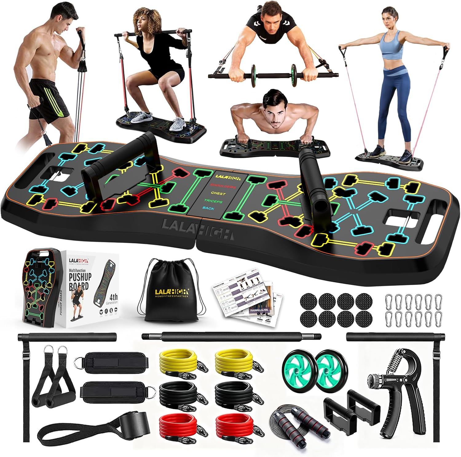 Upgraded Push Up Board,36 in 1 Home...