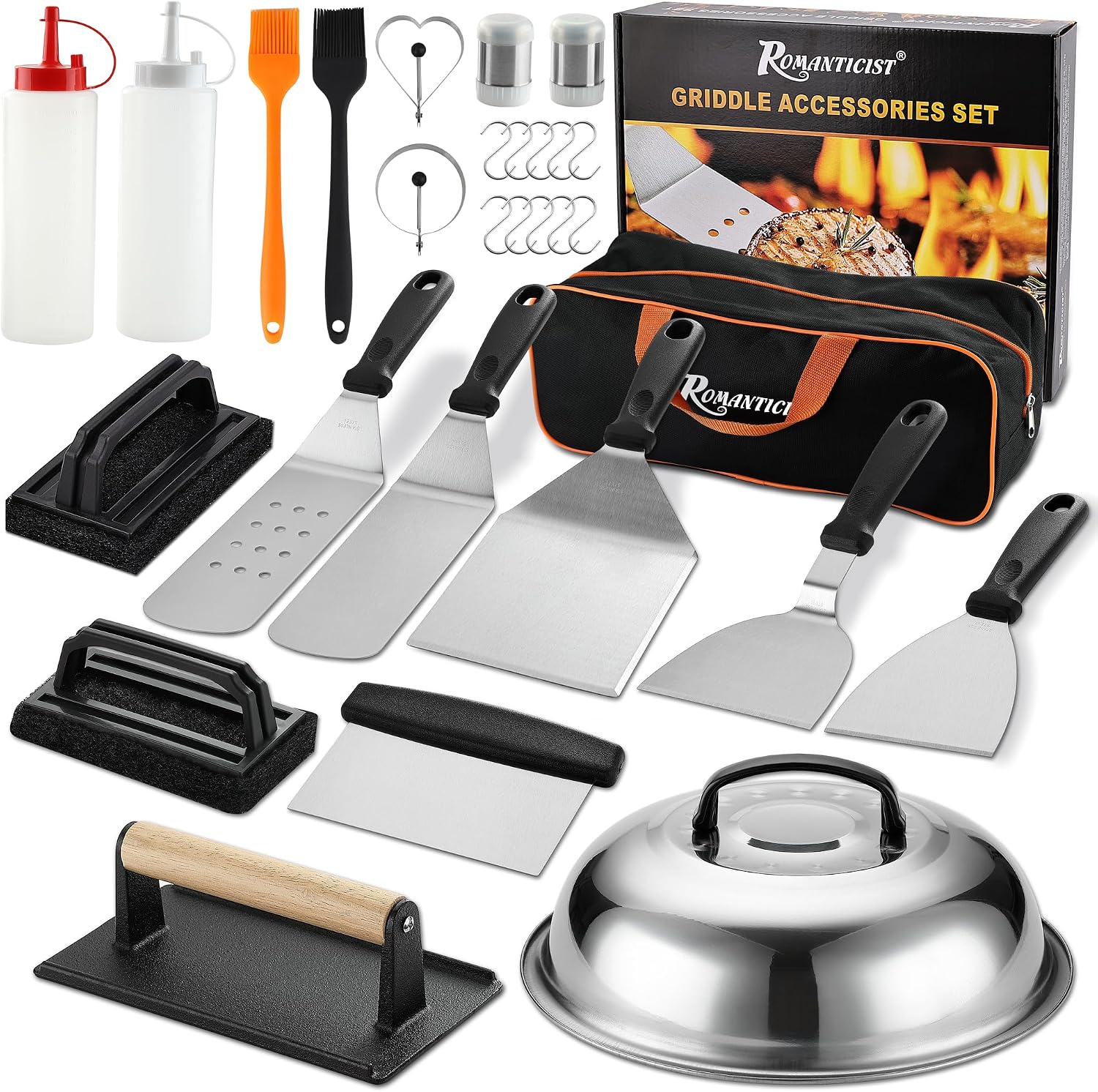 ROMANTICIST 29PCS Griddle Accessori...