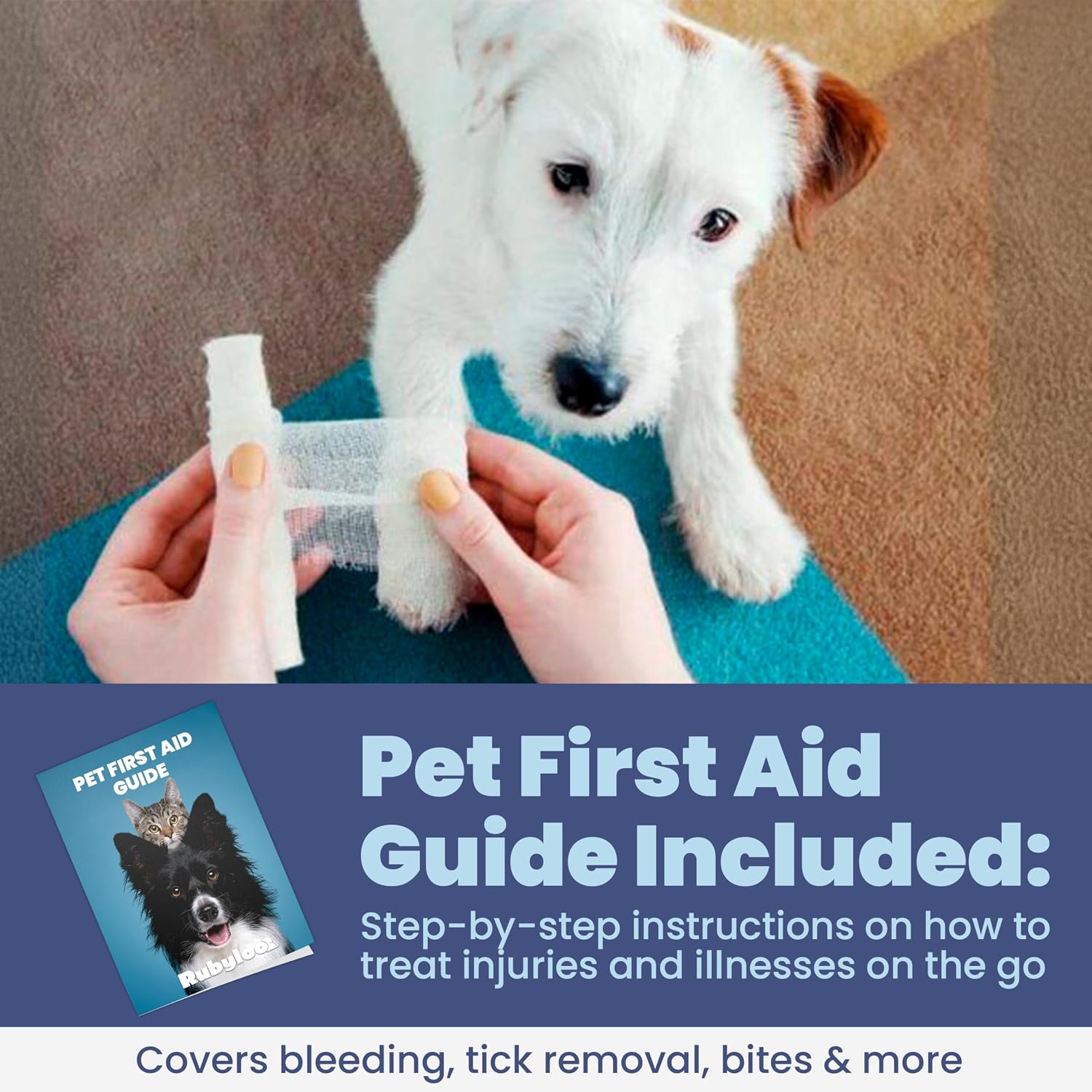 Dog First Aid Kit - Vet-Approved Emergency Kit for Dogs & Cats - Essential - Image 7