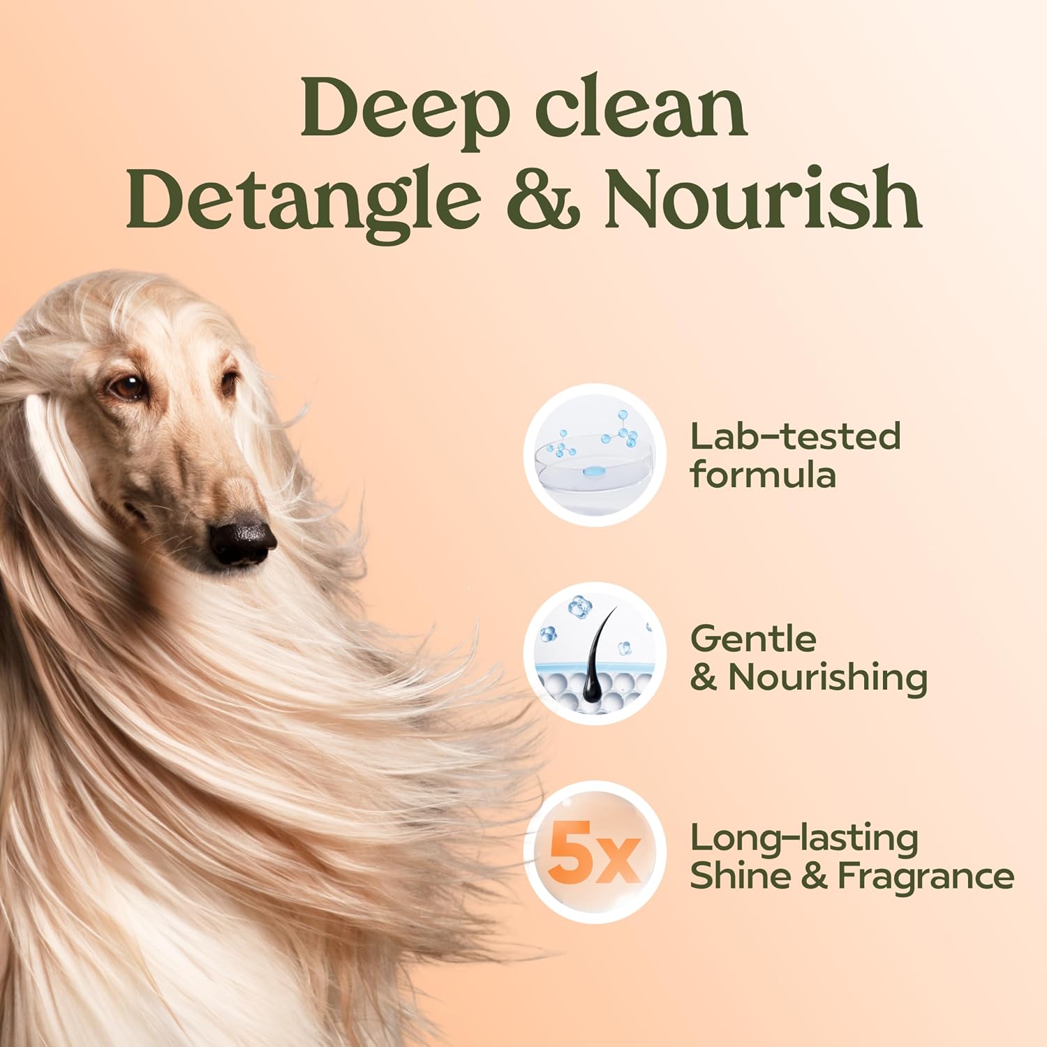 PAWFUME Deshedding Dog Shampoo and Conditioner, Show Dog, 1-Pack - Image 5