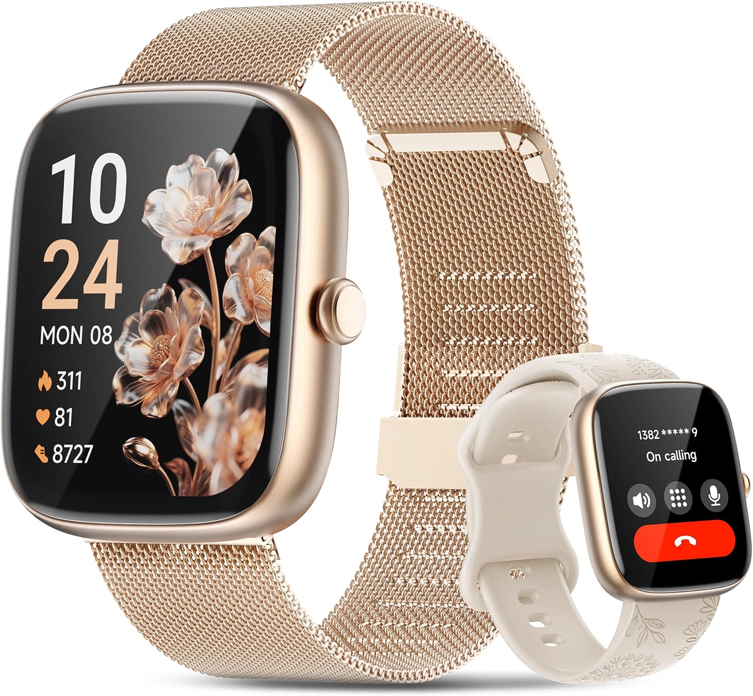 Smart Watches for Women Android/iPhone, Fitness Trackers with Answer/Call