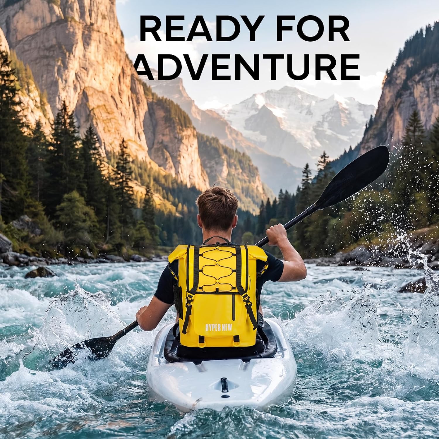 Waterproof Dry Bag Backpack 30L,Dry Backpack for Men Women Adults Teens, Kayaking Boating Hiking Camping Rafting Fishing Travel Outdoor Enthusiasts - Image 3