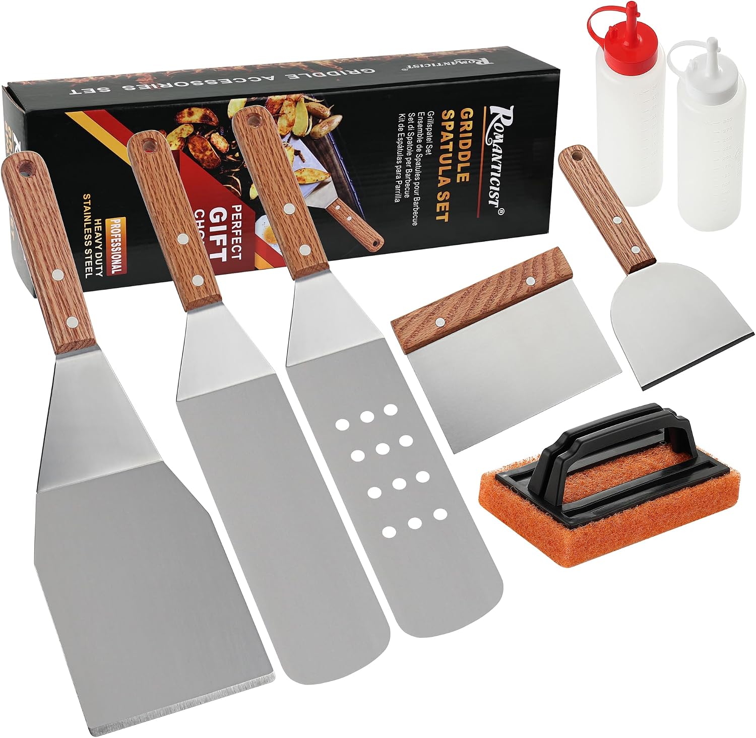 ROMANTICIST 8pc Professional Stainl...