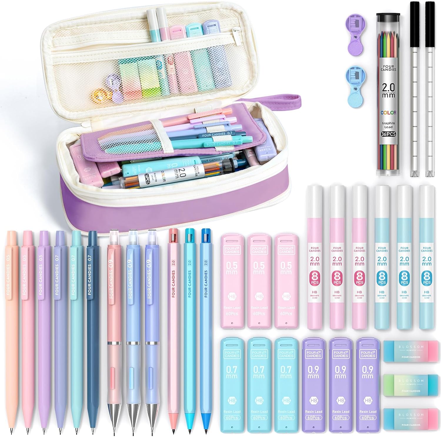 Four Candies 36PCS Mechanical Penci...
