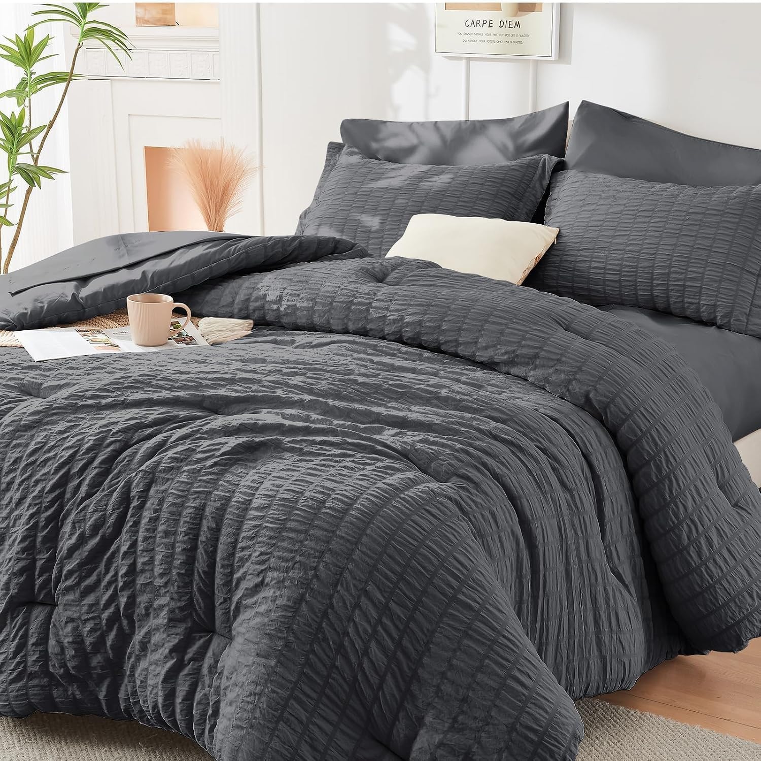 Full Comforter Set – 7PCS Bed...