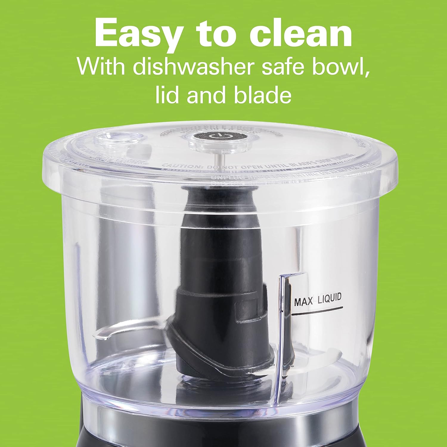 Hamilton Beach 3 Cup Electric Vegetable Chopper & Mini Food Processor - Image 5