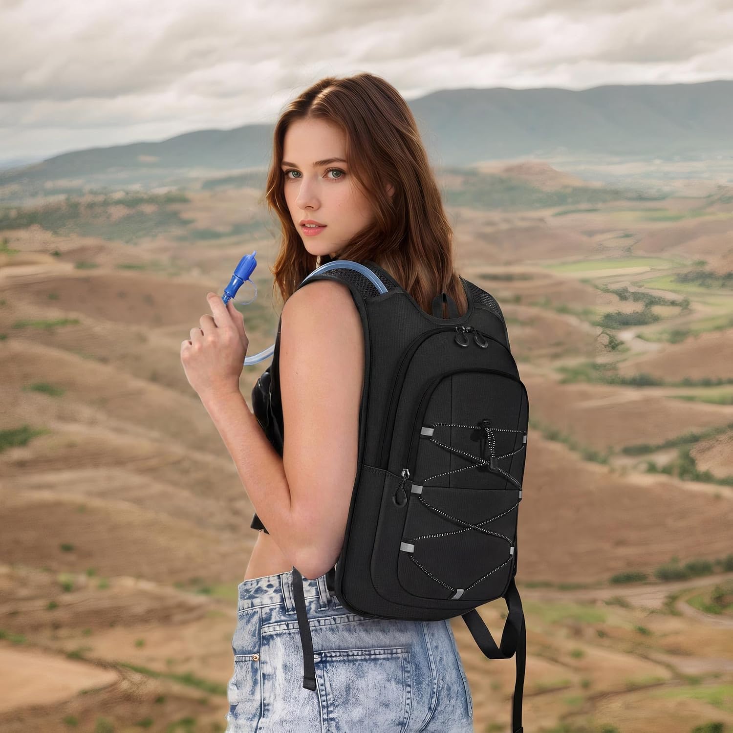 MIYCOO Hydration Backpack - Hiking Water Backpack with 2L Water Bladder - Image 7