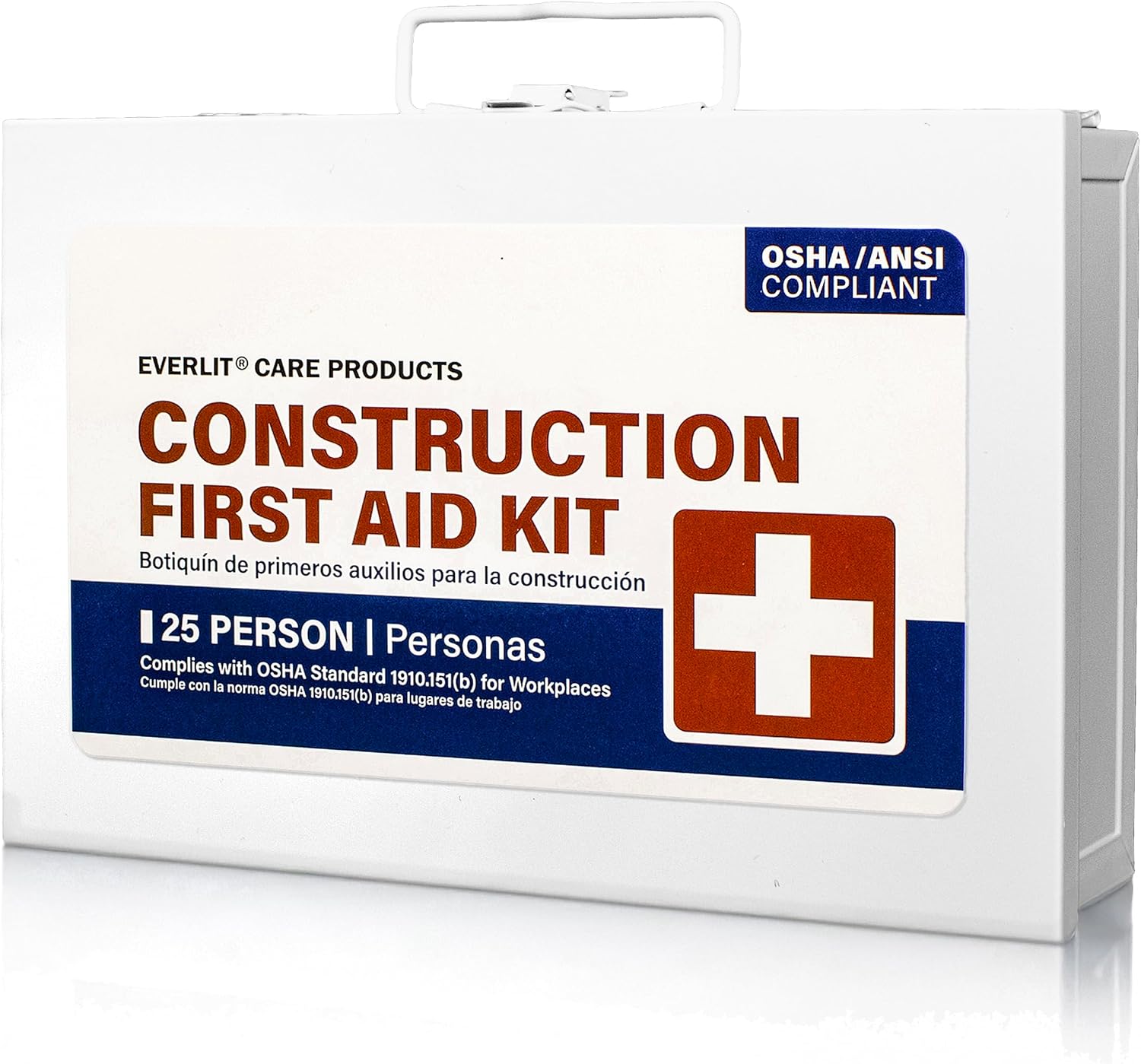 EVERLIT 185 Pcs Metal First Aid Kit...