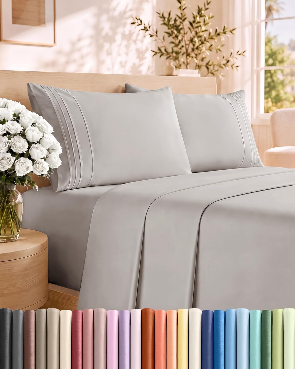 Full Size 4 Piece Sheet Set –...