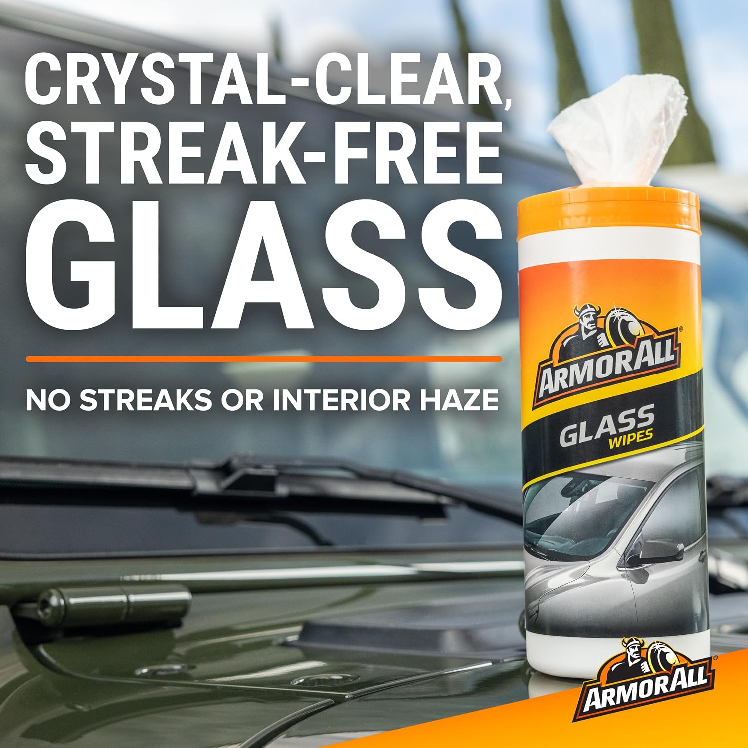 Armor All Car Cleaning Kit, Glass Wipes, Protectant, Wash & Wax, Tire Foam - Image 2