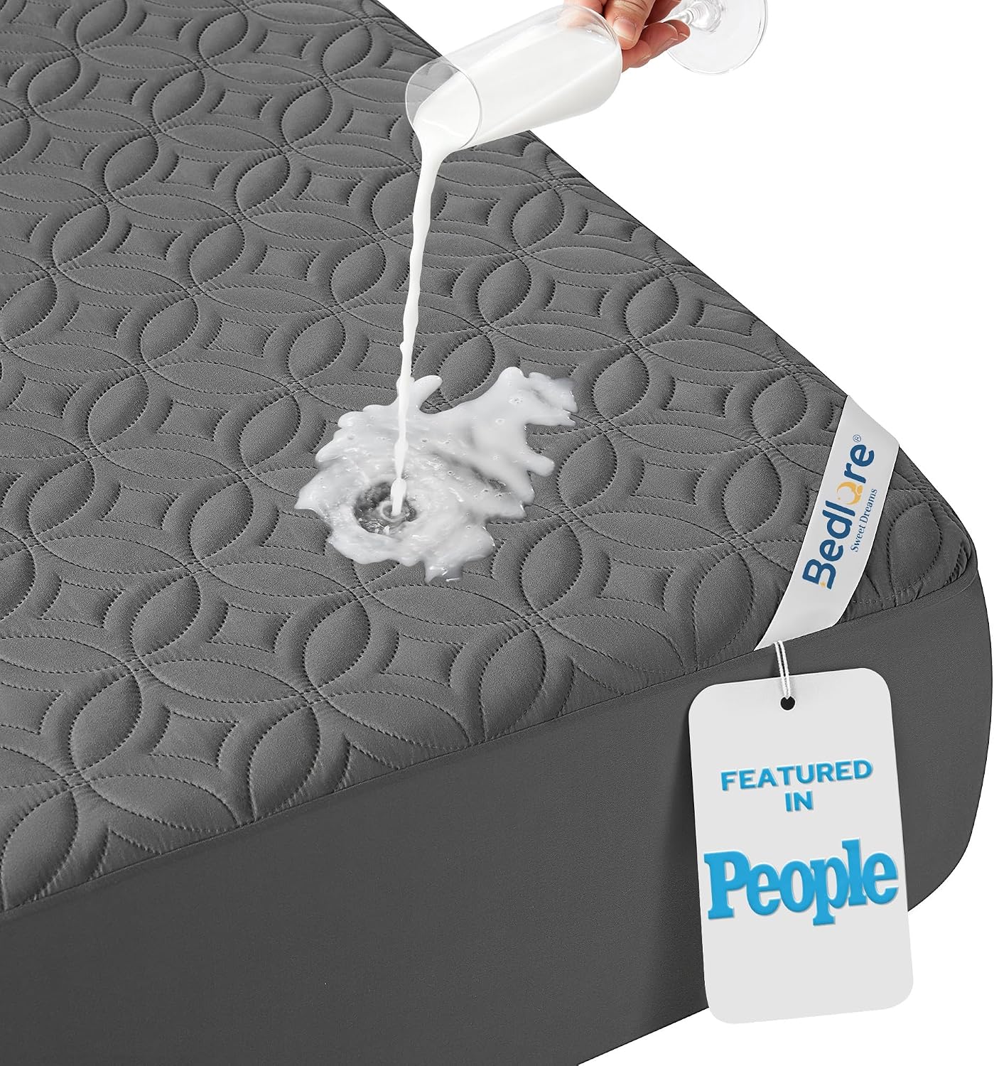BEDLORE Waterproof Mattress Protect...
