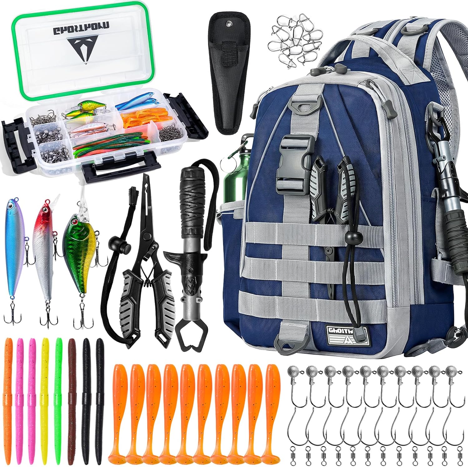 Ghosthorn Fishing Backpack with 360...